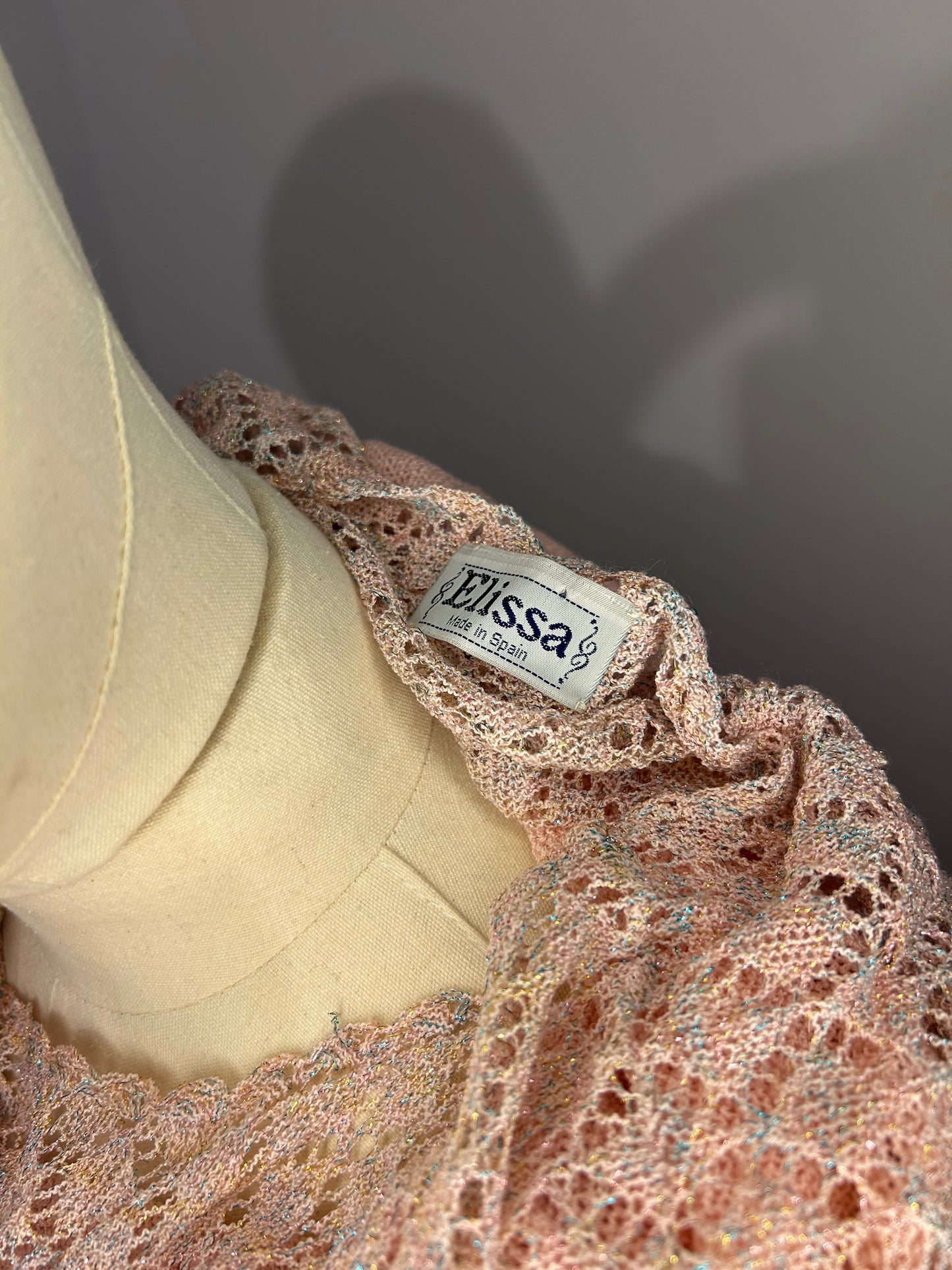 Baby Pink Metalic Dress