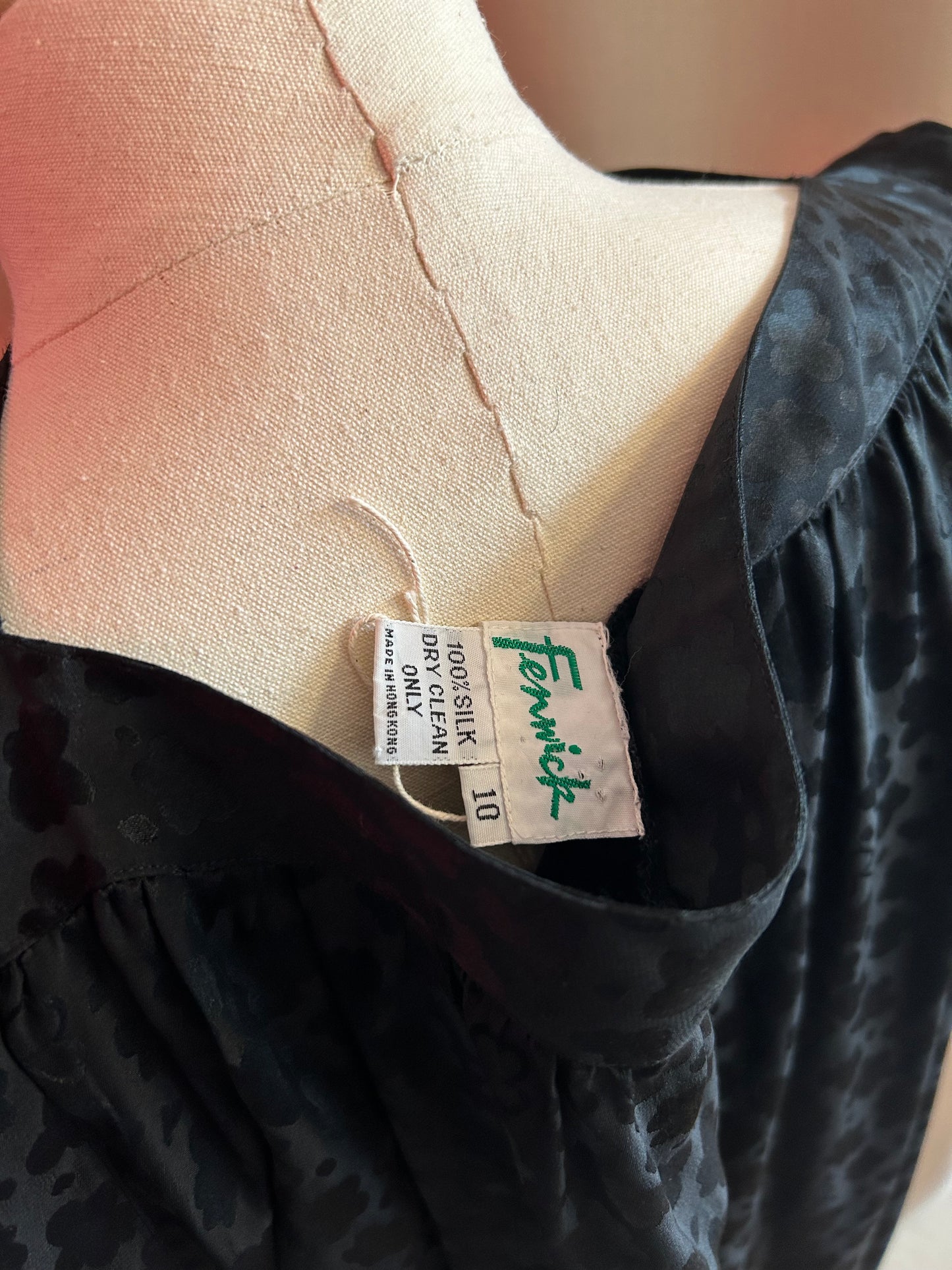 Silk Fenwick Drop Waist Dress