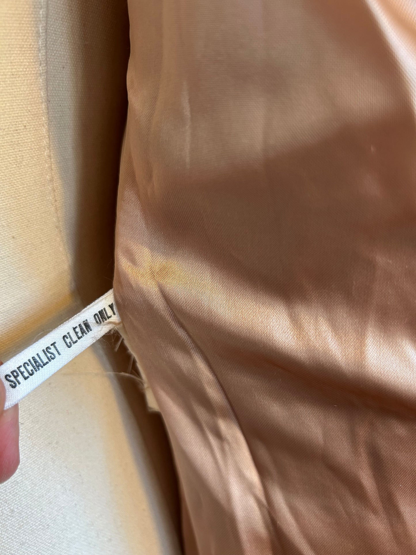 Belted Rabbit Fur Coat