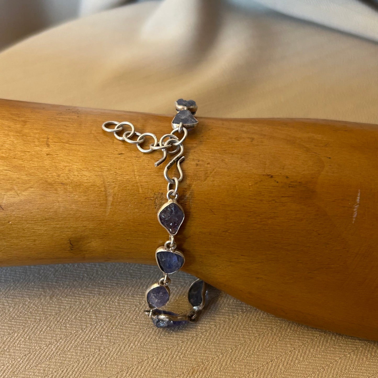Raw Tanzanite Bracelet