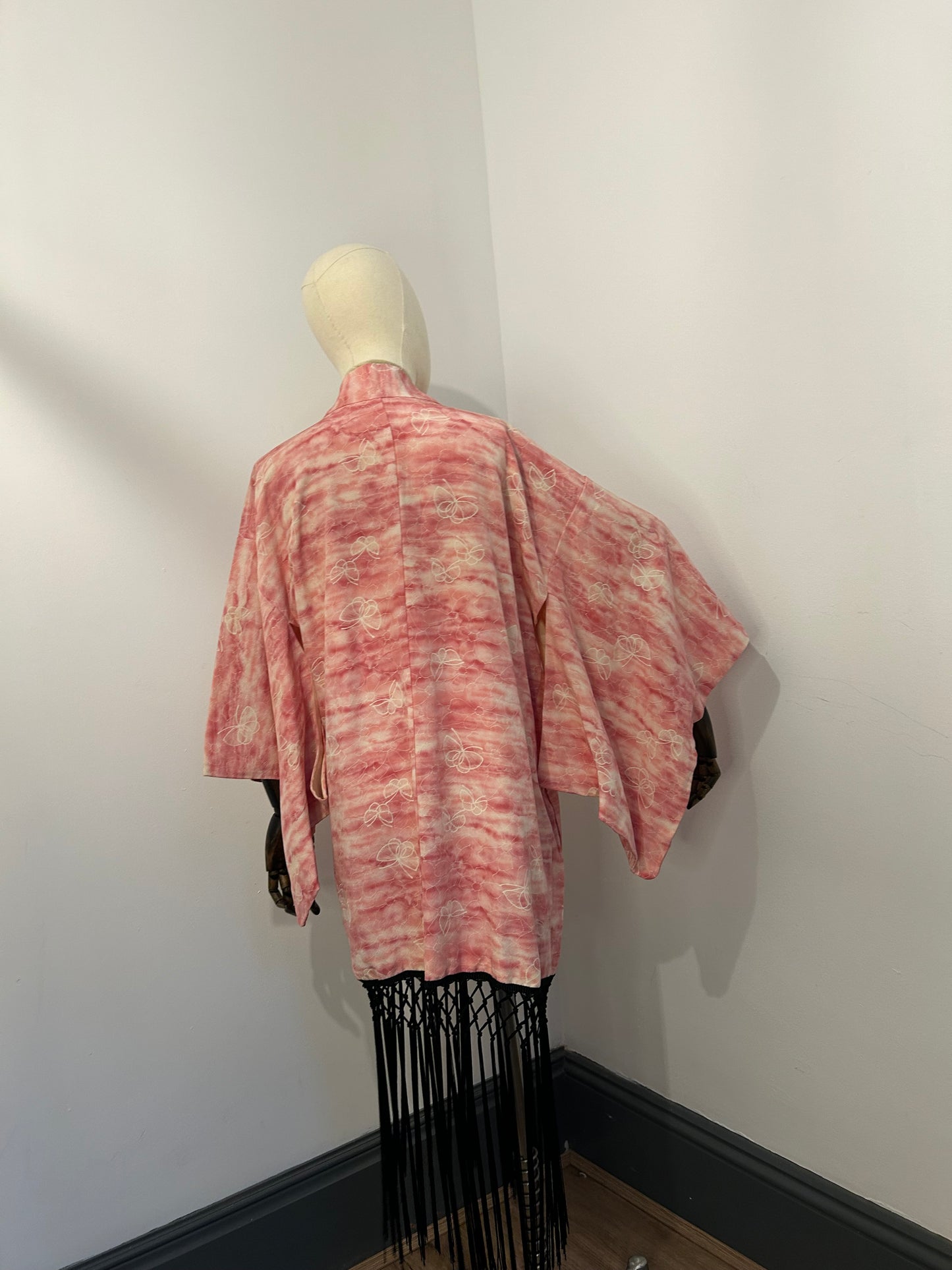 Pink Fringed Haori