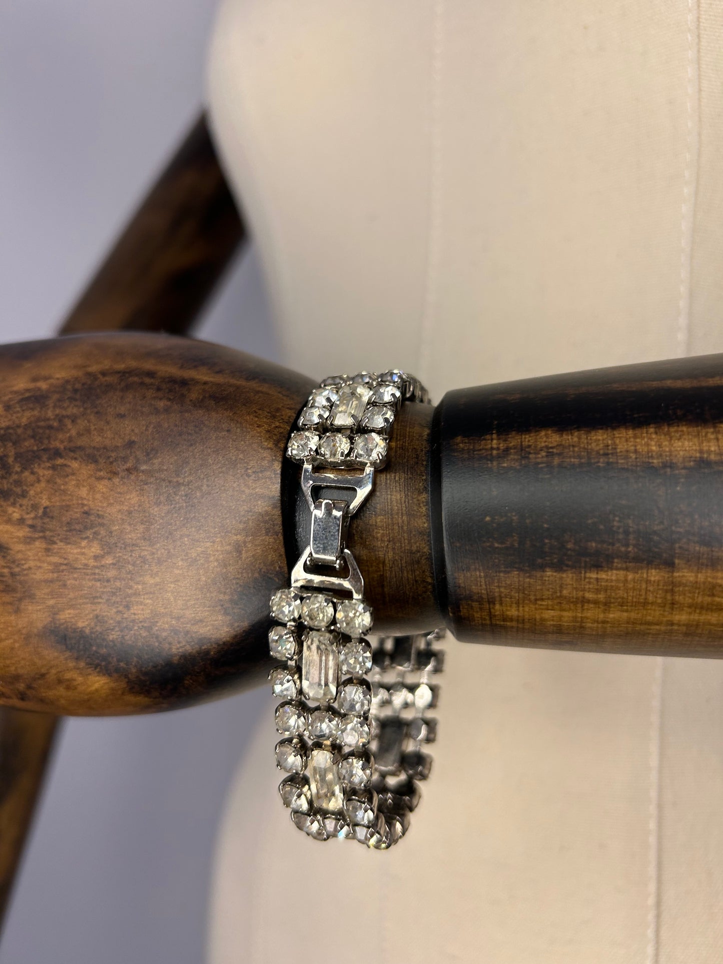 Diamanté Art Deco Style Bracelet