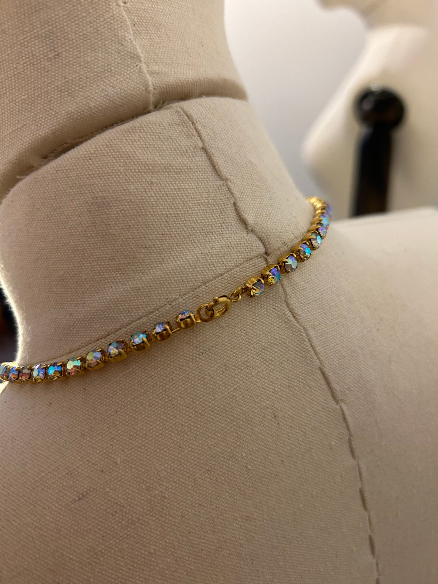 Diamanté Scallop Necklace