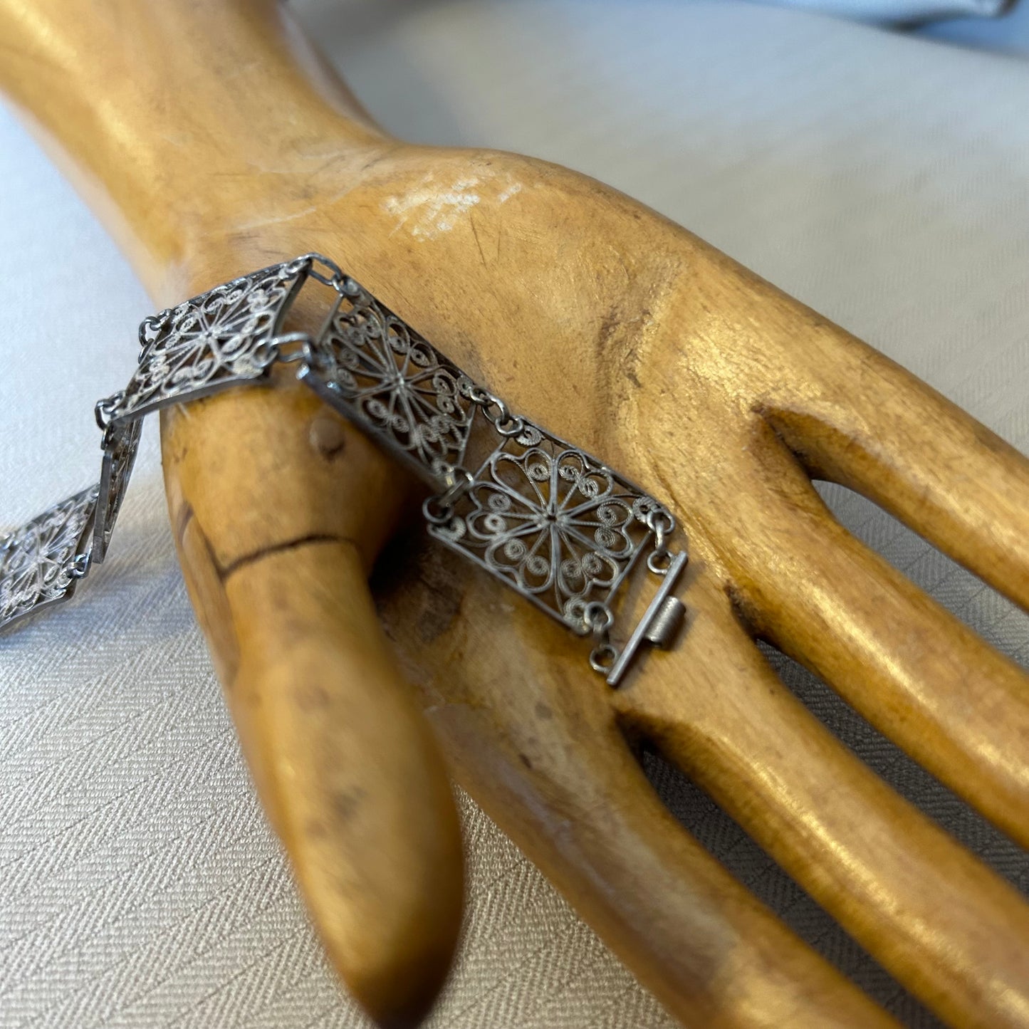Silver Filigree Bracelet