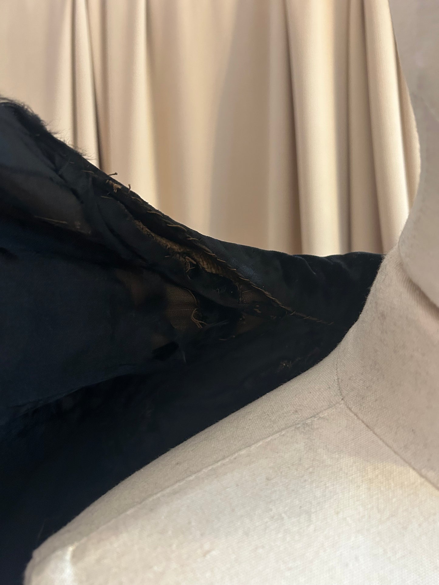 Victorian Silk Velvet Mourning cape