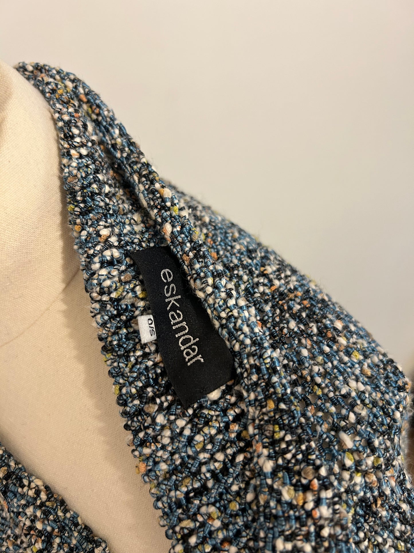 Eskandar Blue Knit Jumper