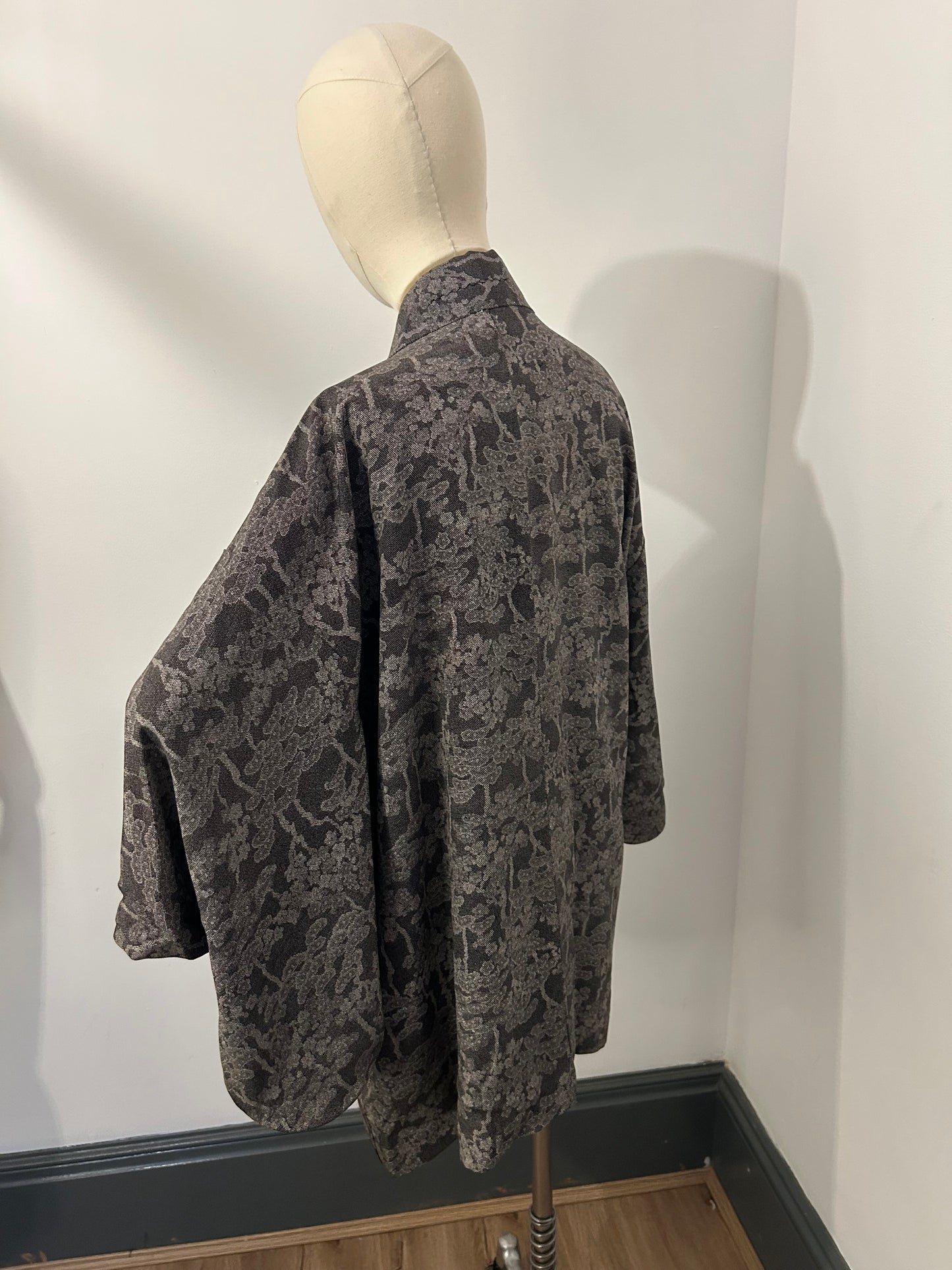 Grey Printed Haori
