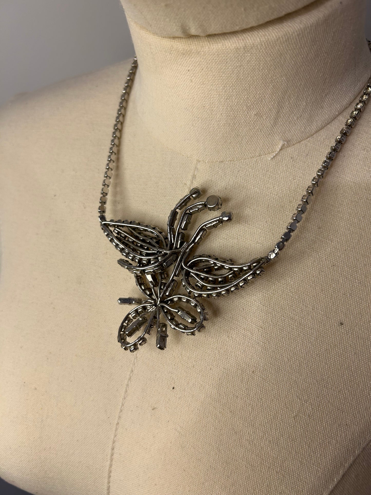 Large Statement Diamanté Necklace