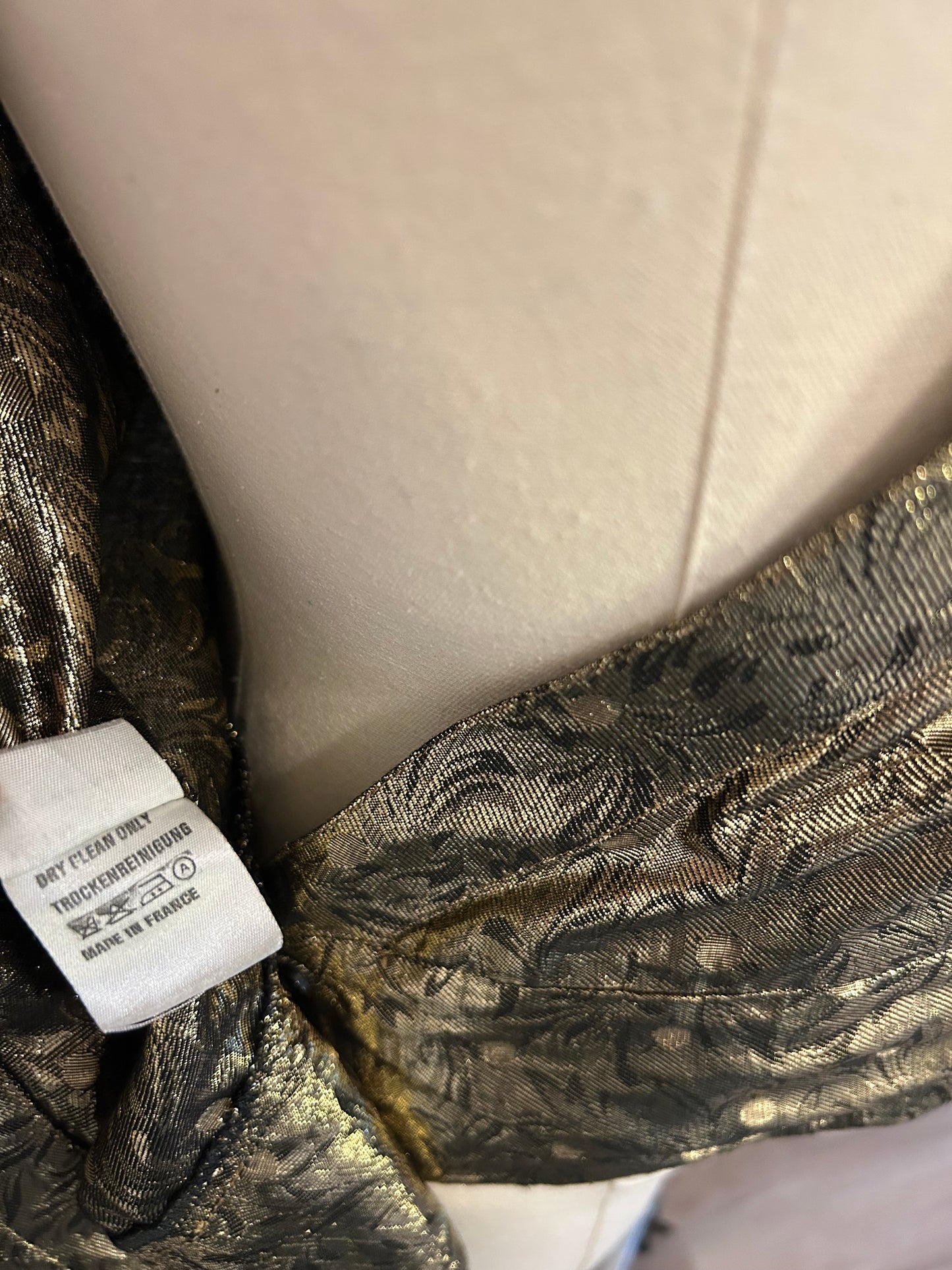 Statement Gold Lamè Blouse