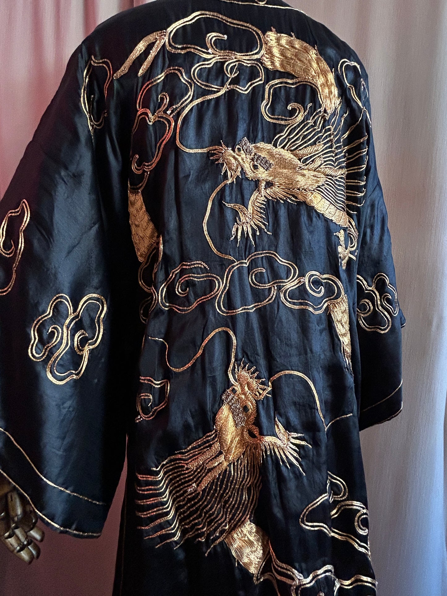Silk Embroidered Robe