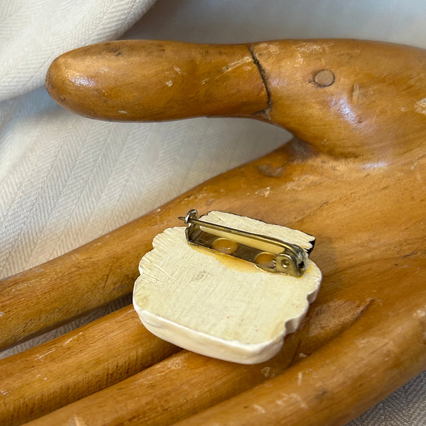 Brylcreem Brooch