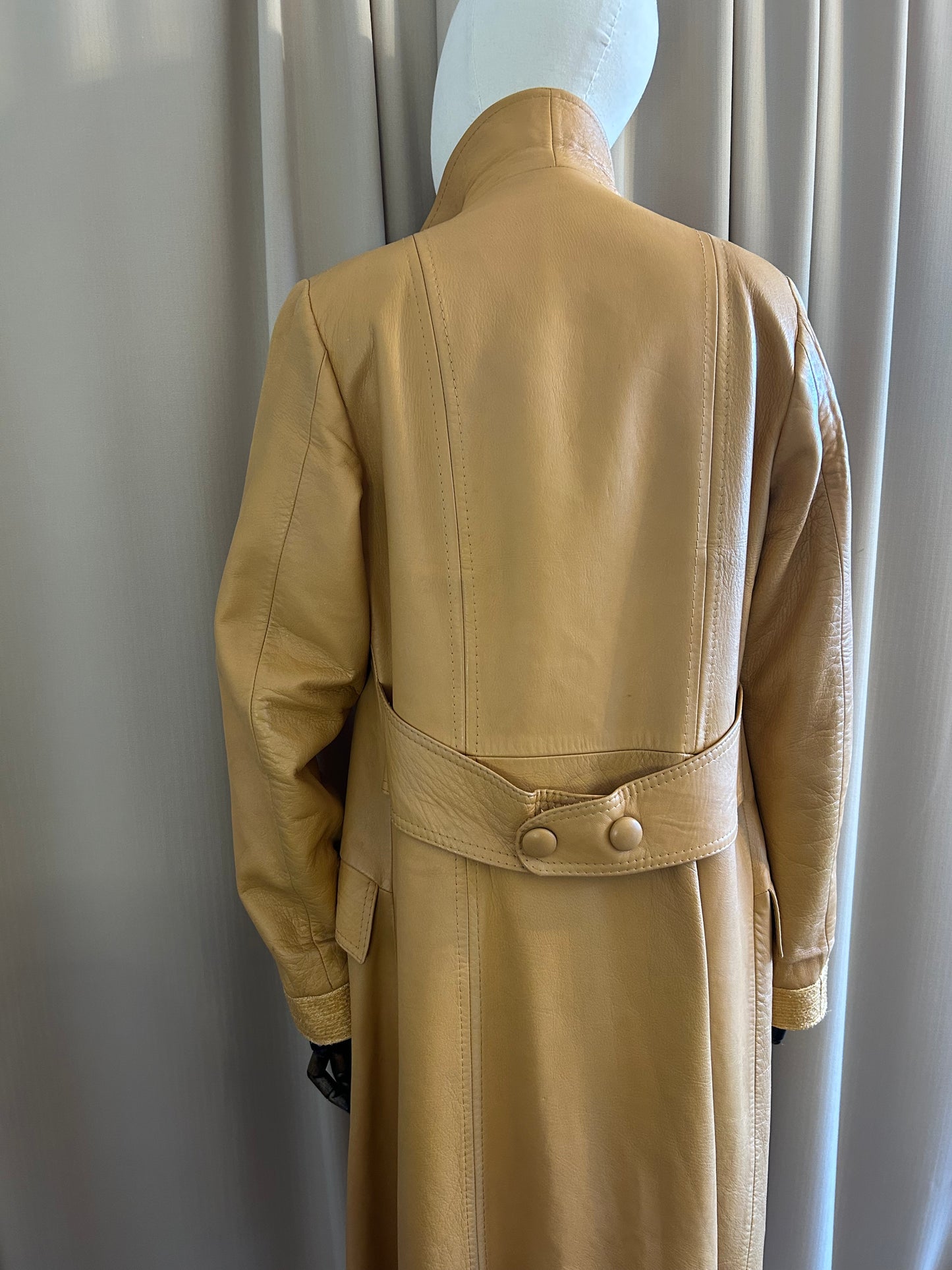Butter Leather Trench