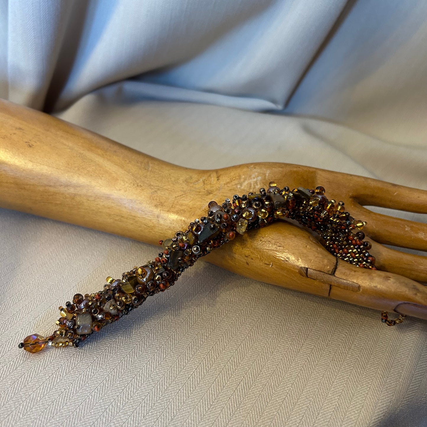 Brown Beaded Bracelet