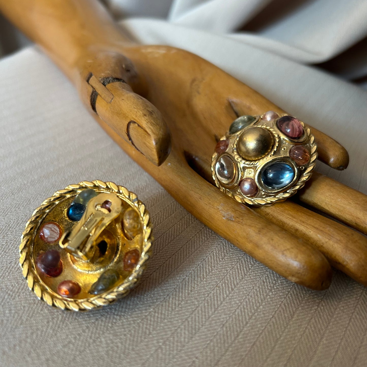 1980s Statement Clip Ons
