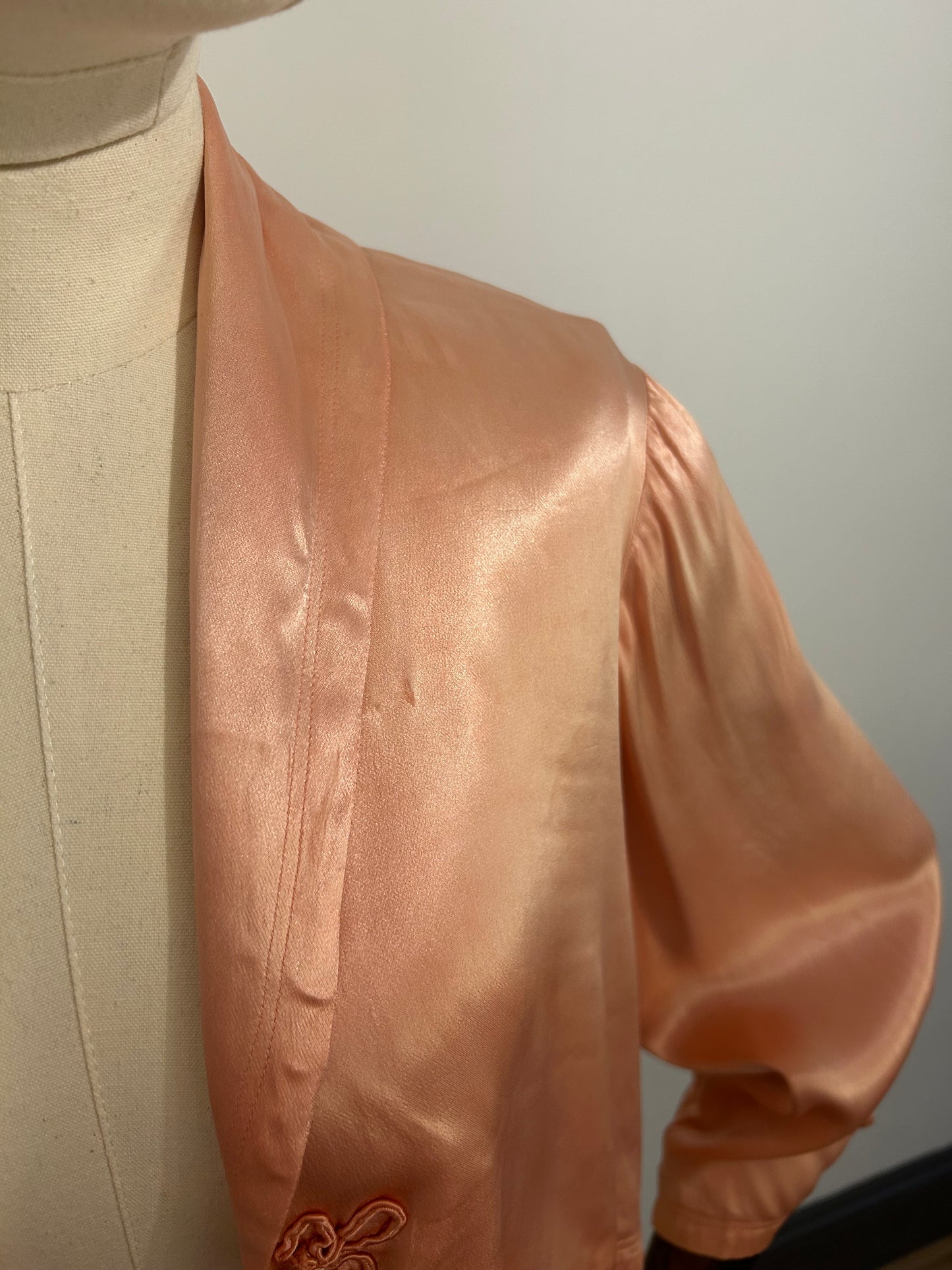 Dusty Pink Bed Jacket