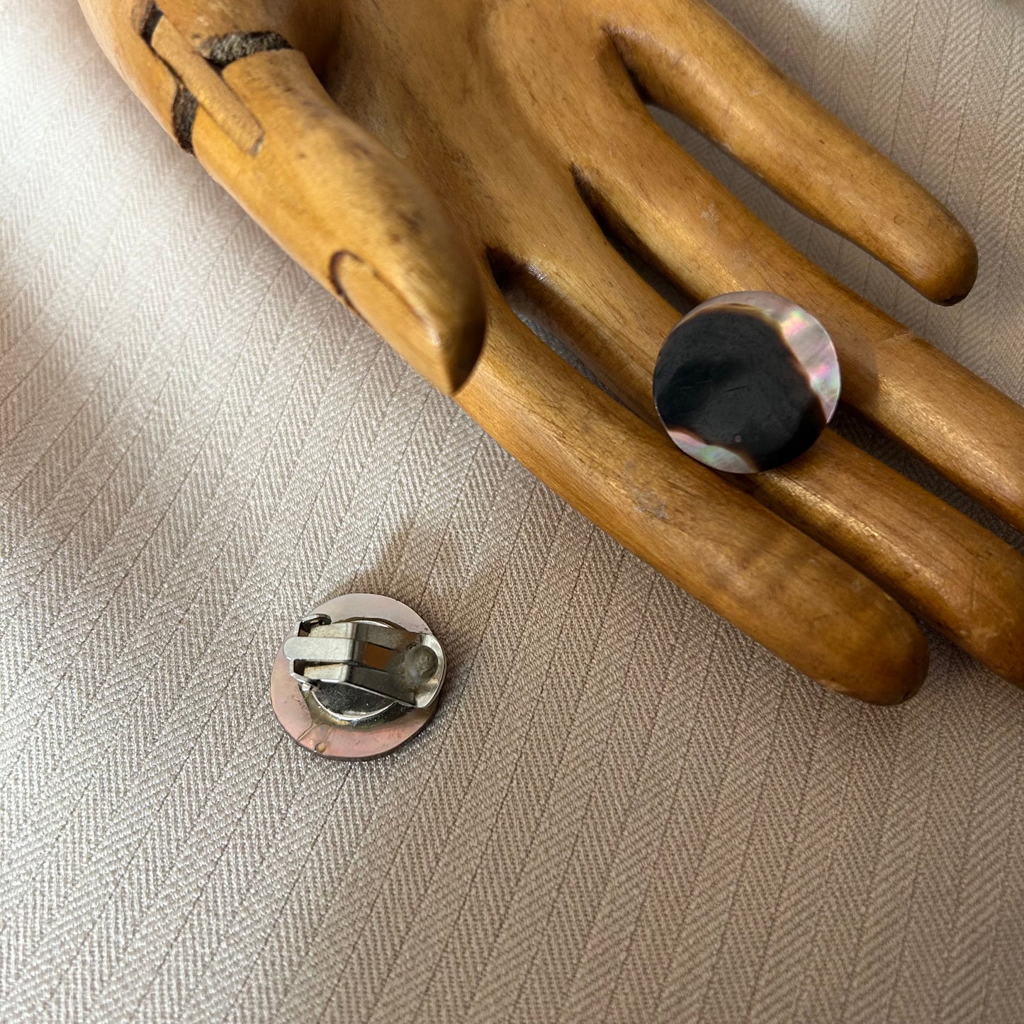 Mother of Pearl Clip On