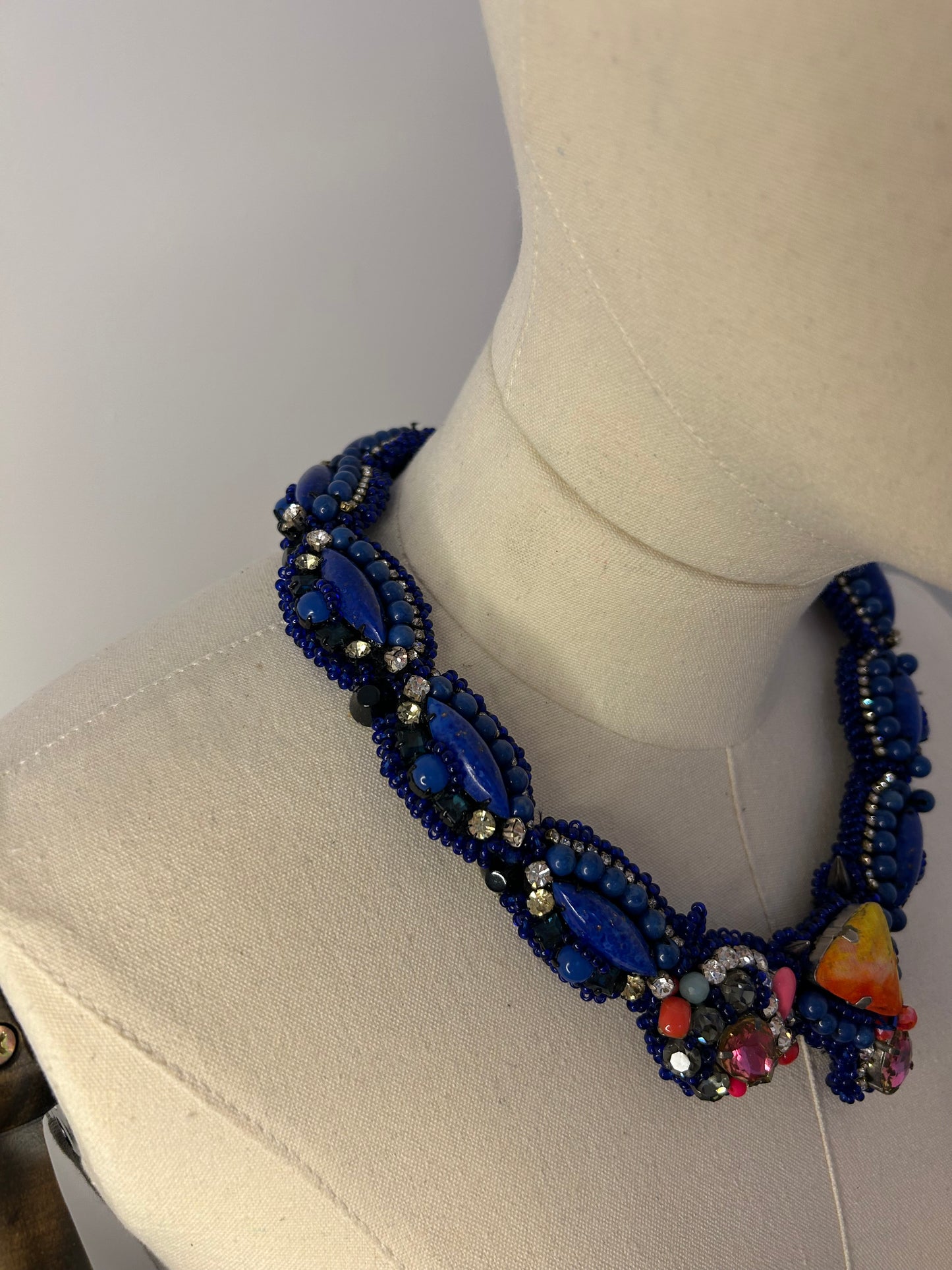 Statement Beaded Necklace