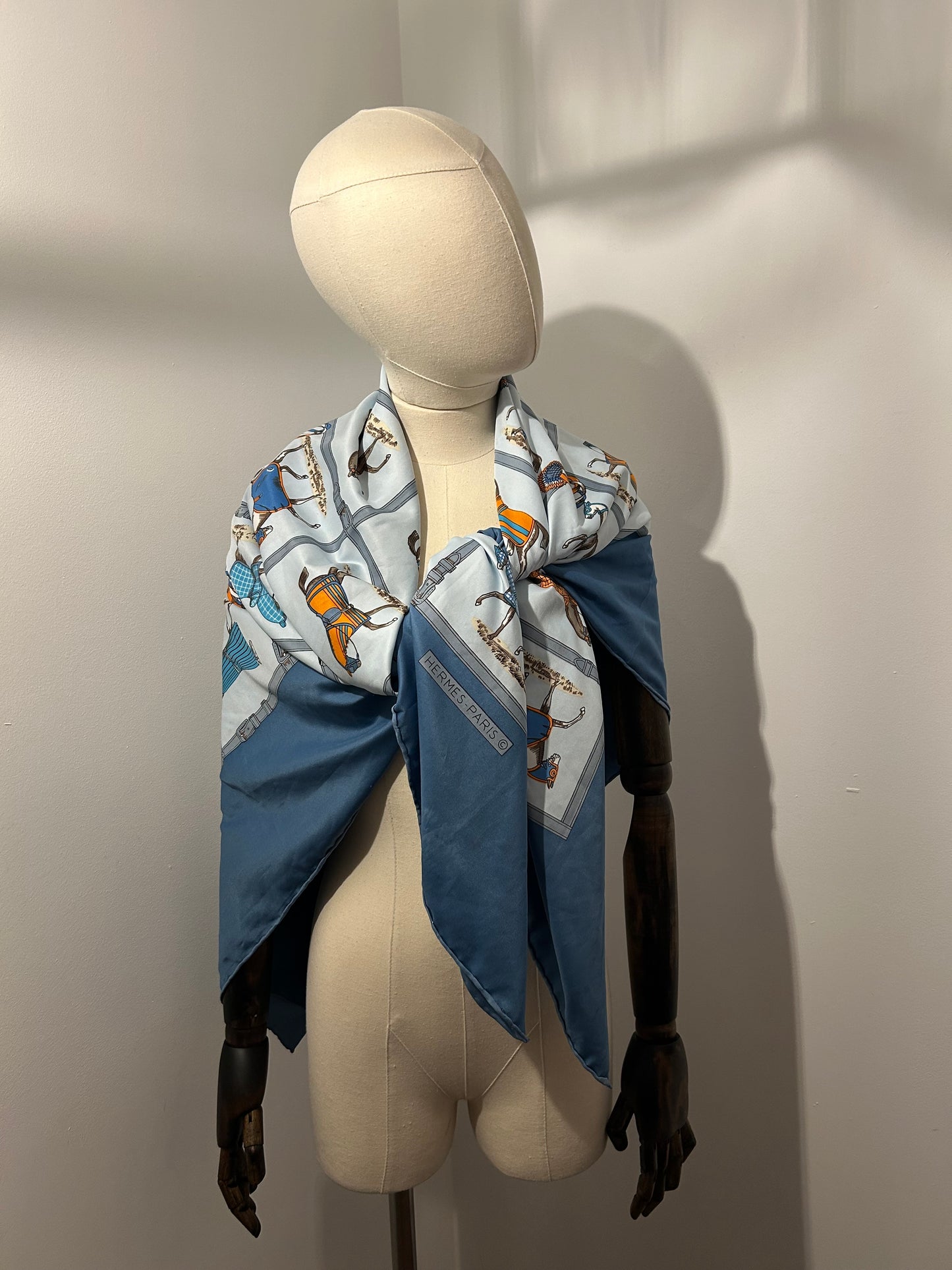Hermes Large Silk Scarf