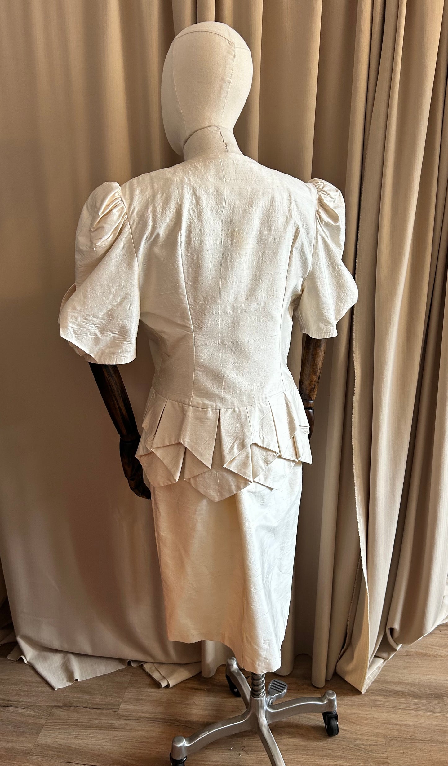 Silk Skirt Suit