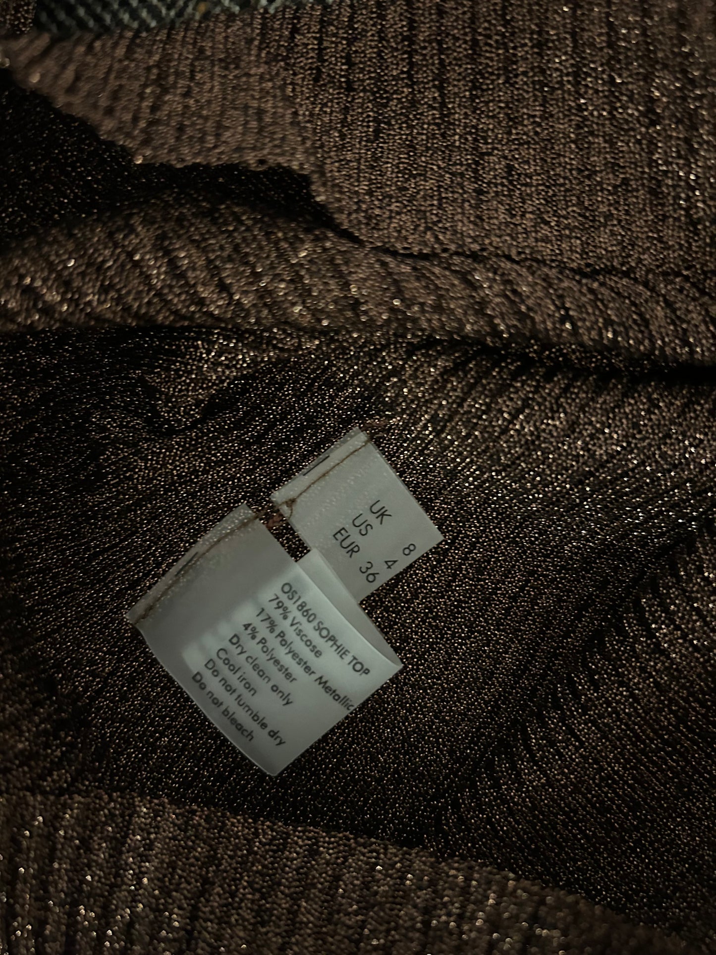 Solace London Glitter Rollneck