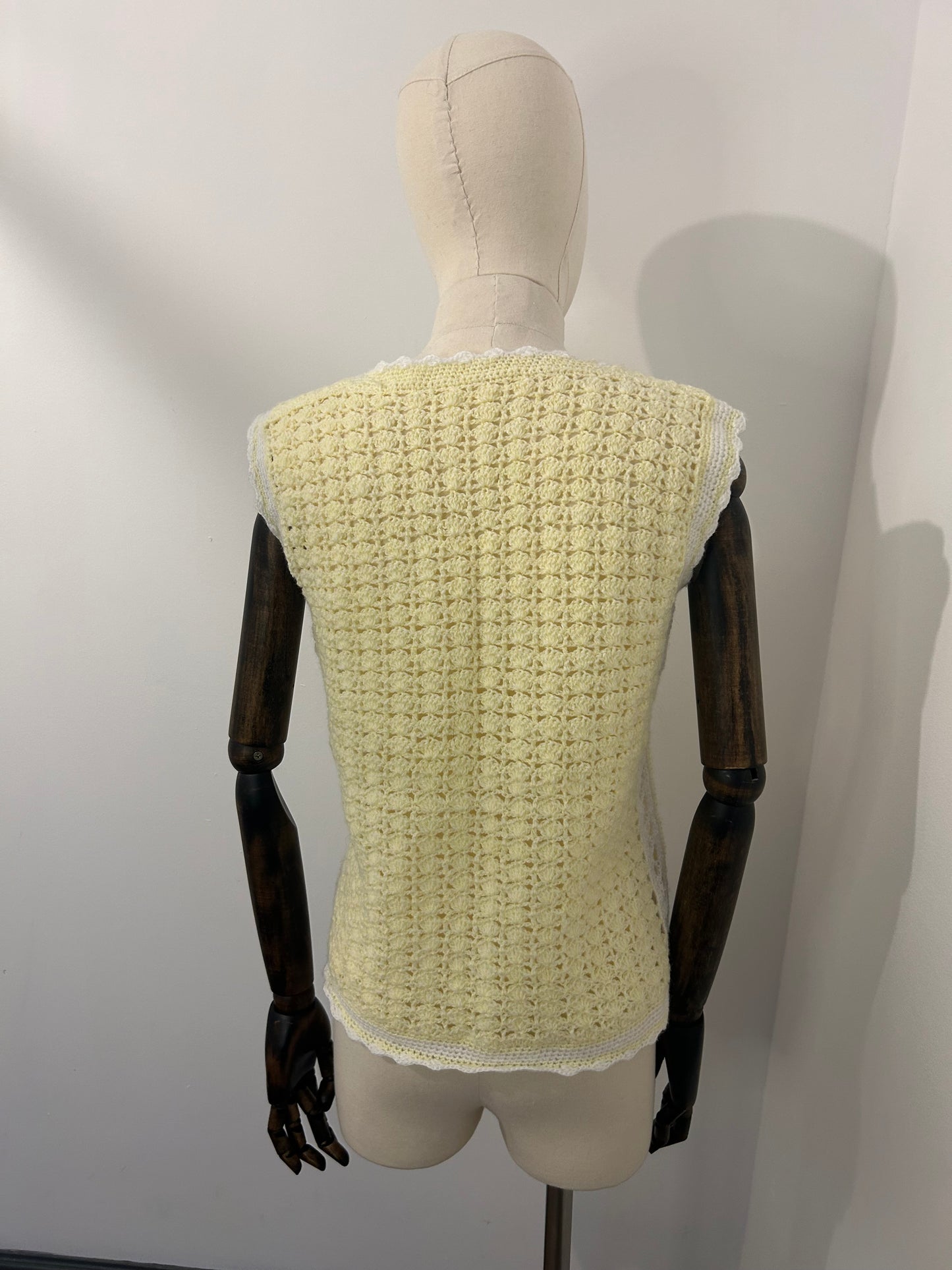 Lemon Crochet Tank