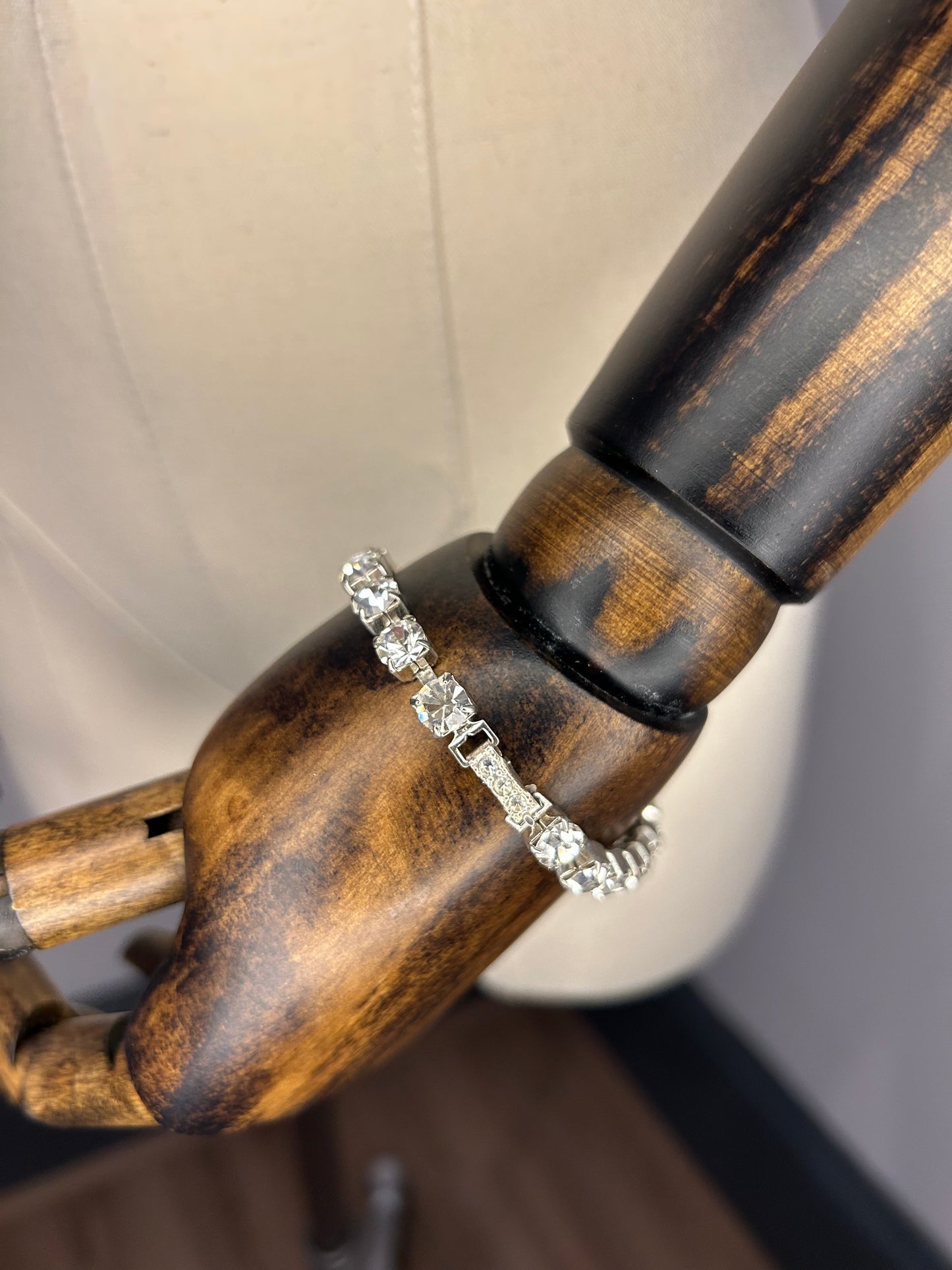 Large Diamanté bracelet