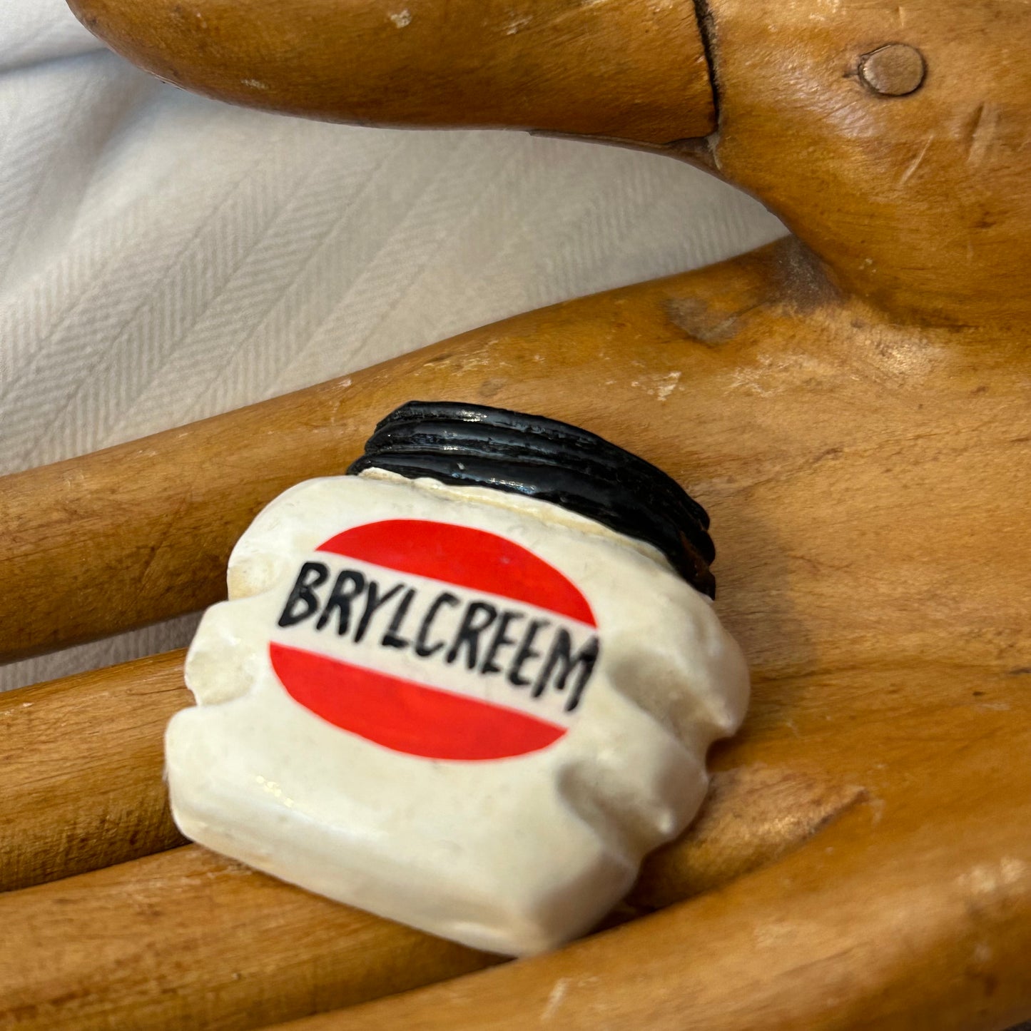 Brylcreem Brooch