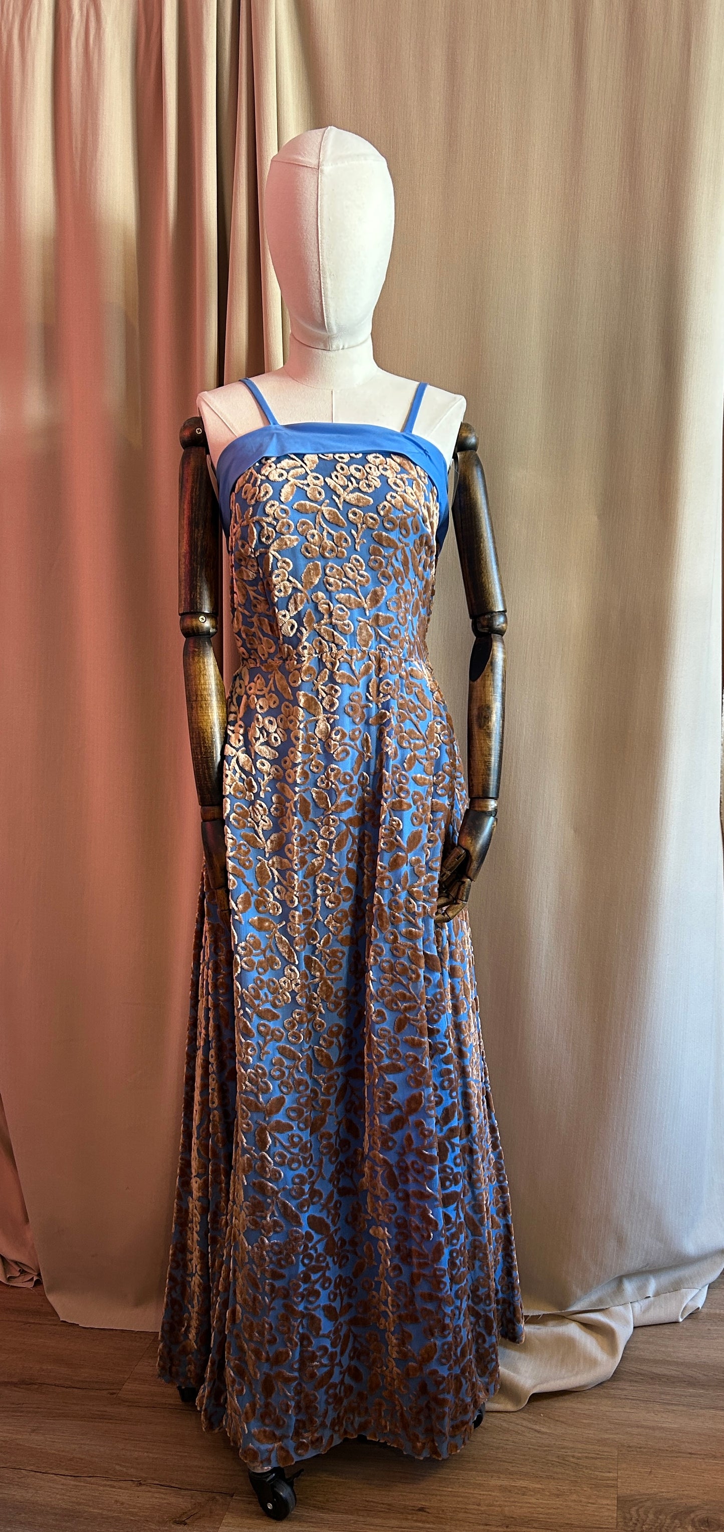 Devoré Velvet Gown