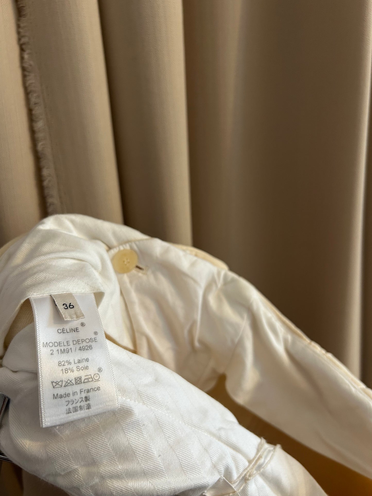 Celine Chalk Trousers