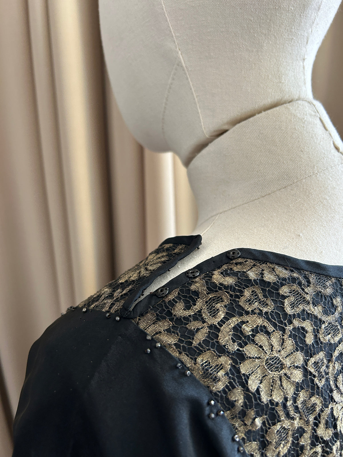 20s Lamé Tabard Top