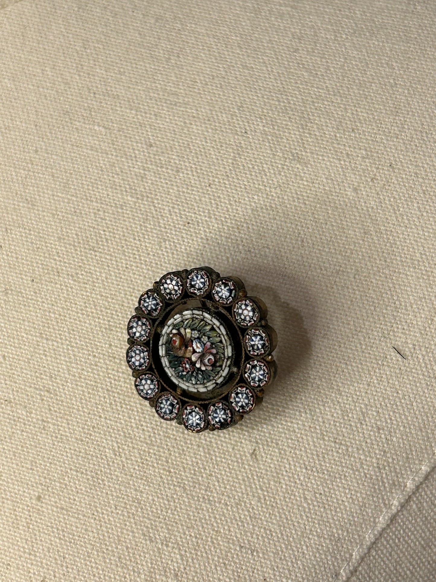 Micro Mosaic Brooch
