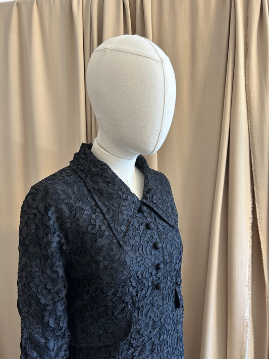 Tony Armstrong Black Lace Gown