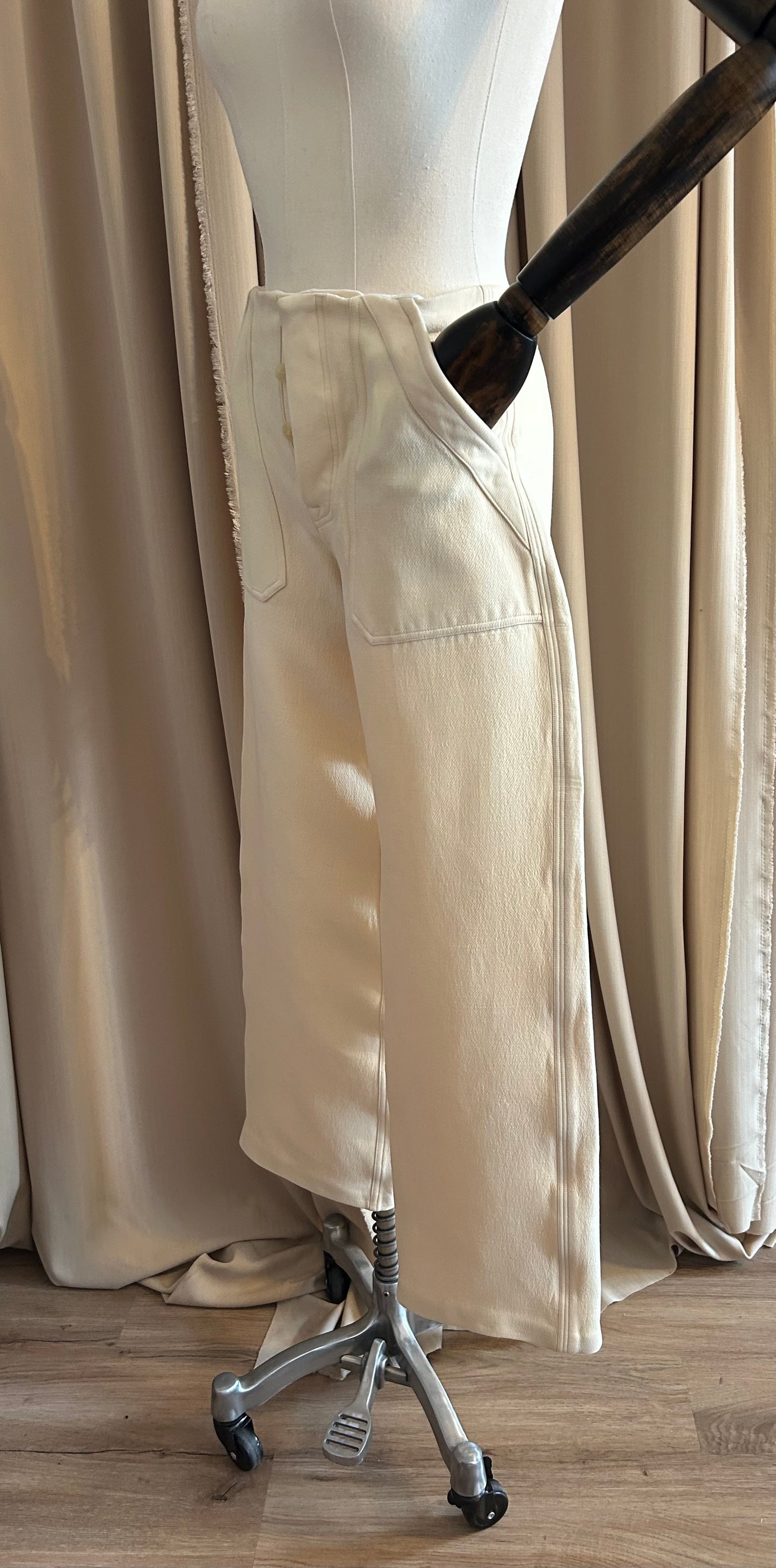 Celine Chalk Trousers