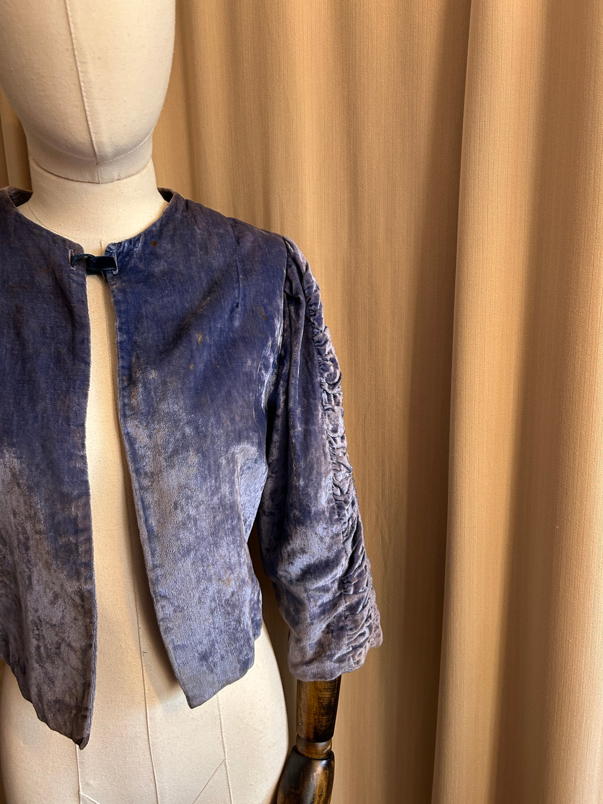 Sky Blue Velvet Jacket