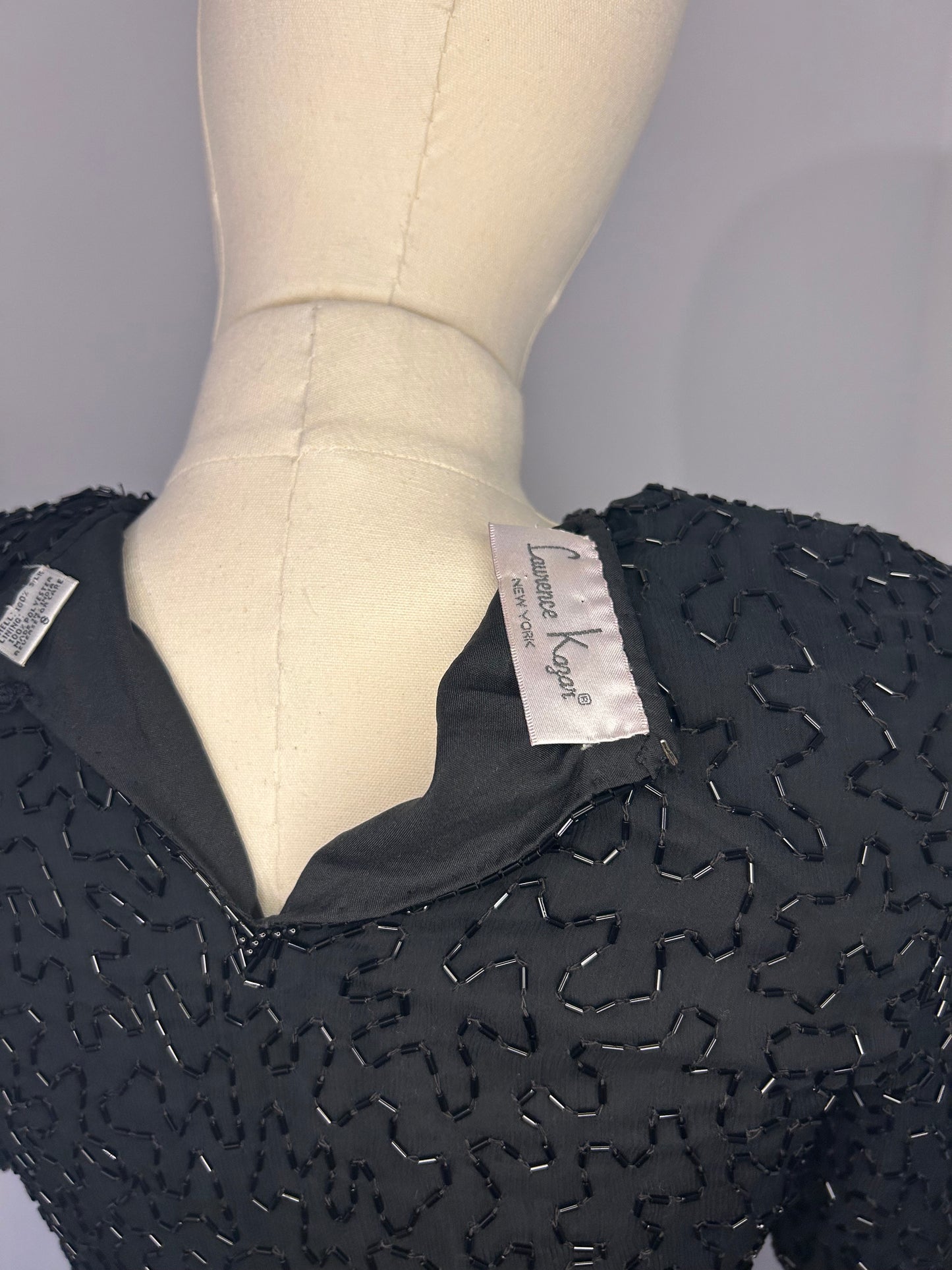 Sequin Floral on Black