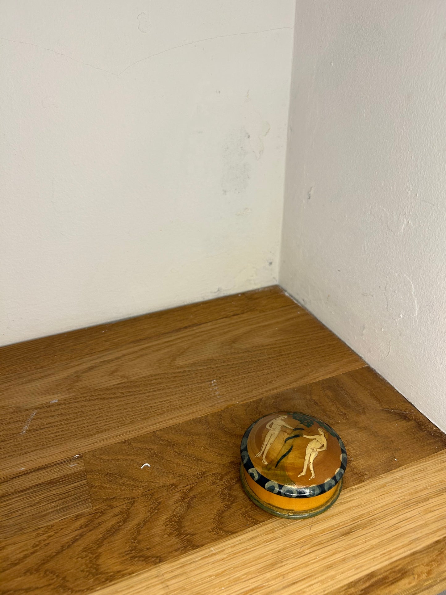 Adam And Eve Wooden Pot