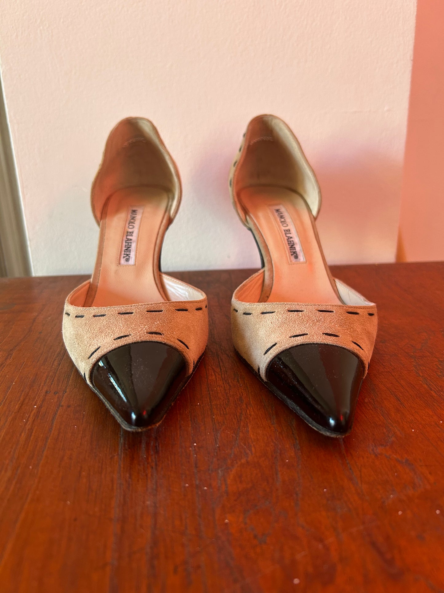 Manolo Blahnik Suede Heels