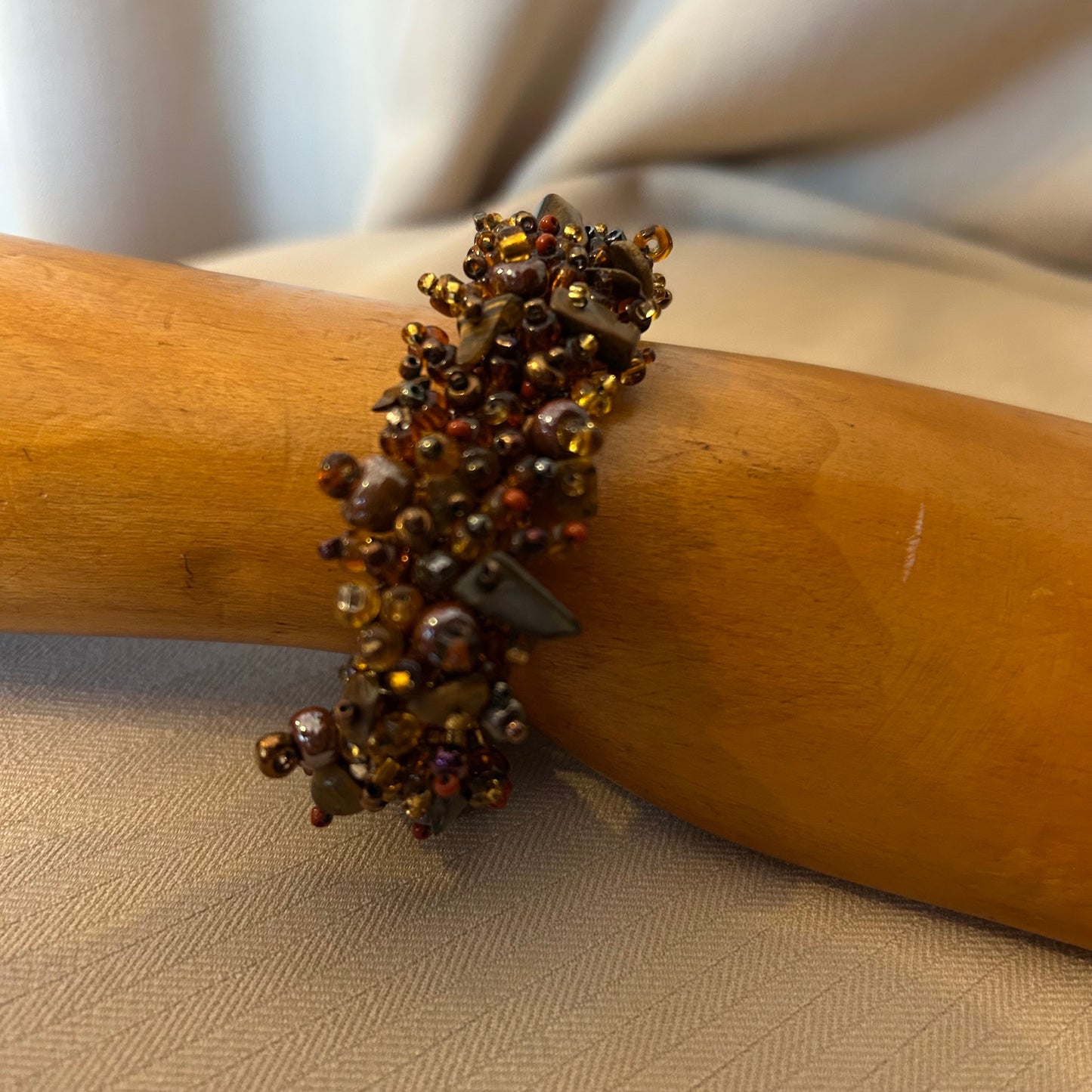 Brown Beaded Bracelet