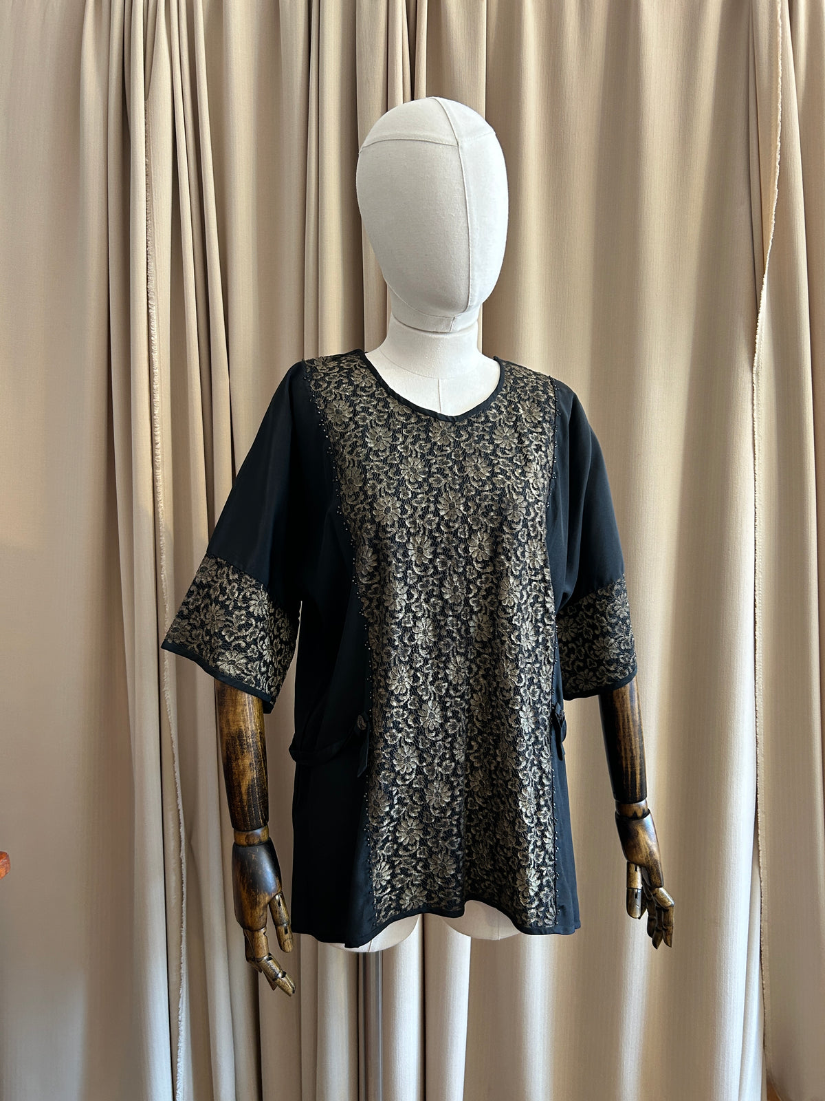 20s Lamé Tabard Top
