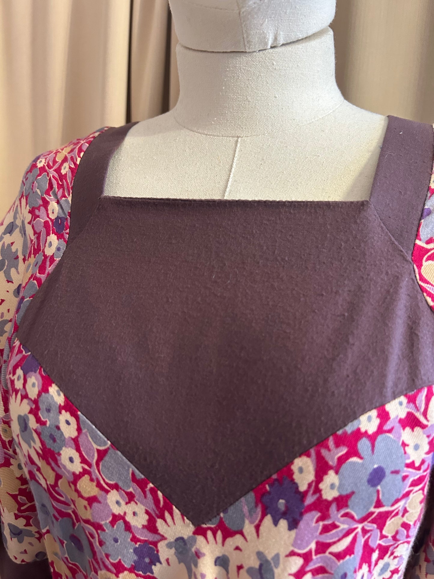 Floral Angel Sleeve Blouse