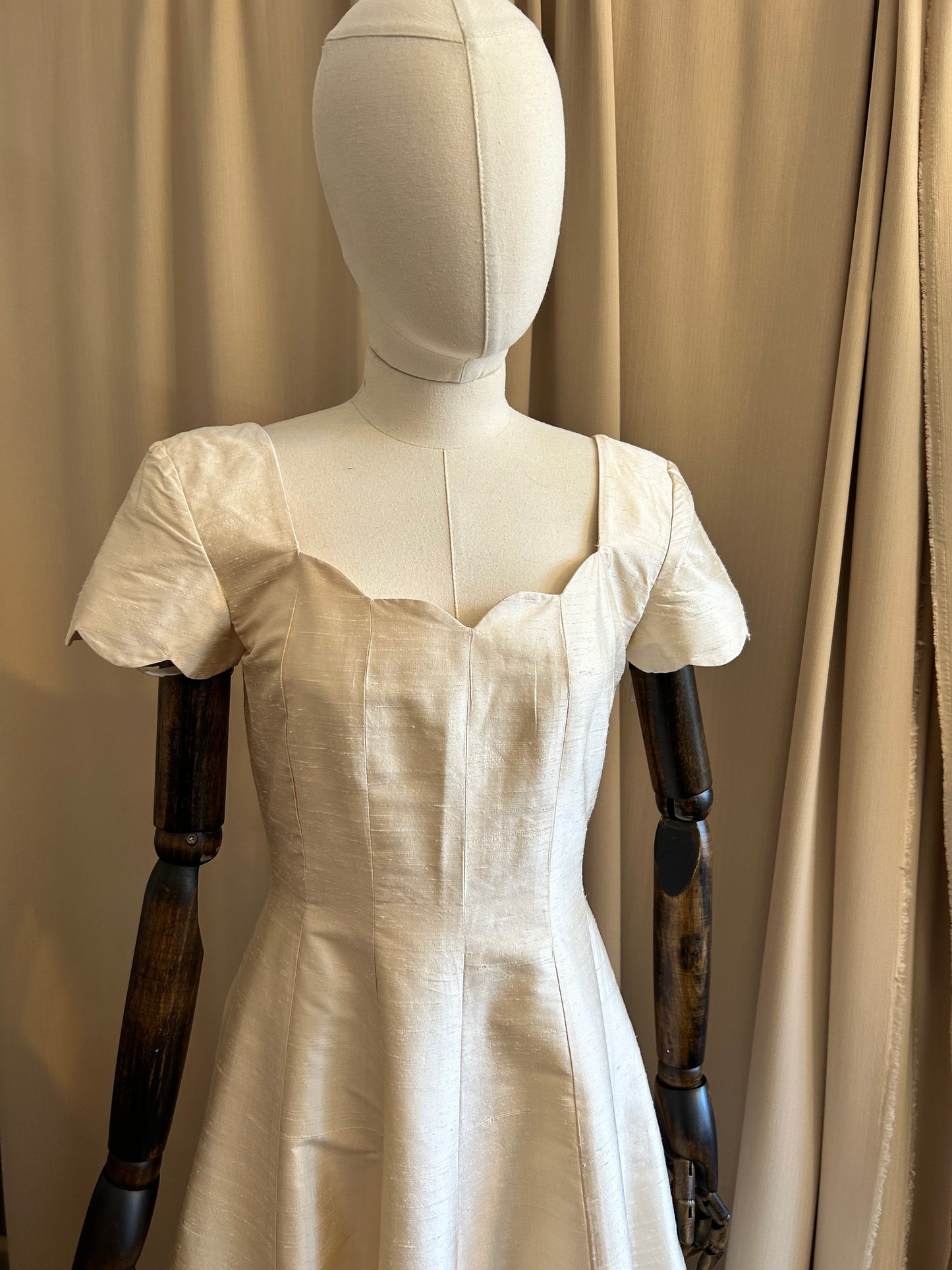 Silk Bridal Gown