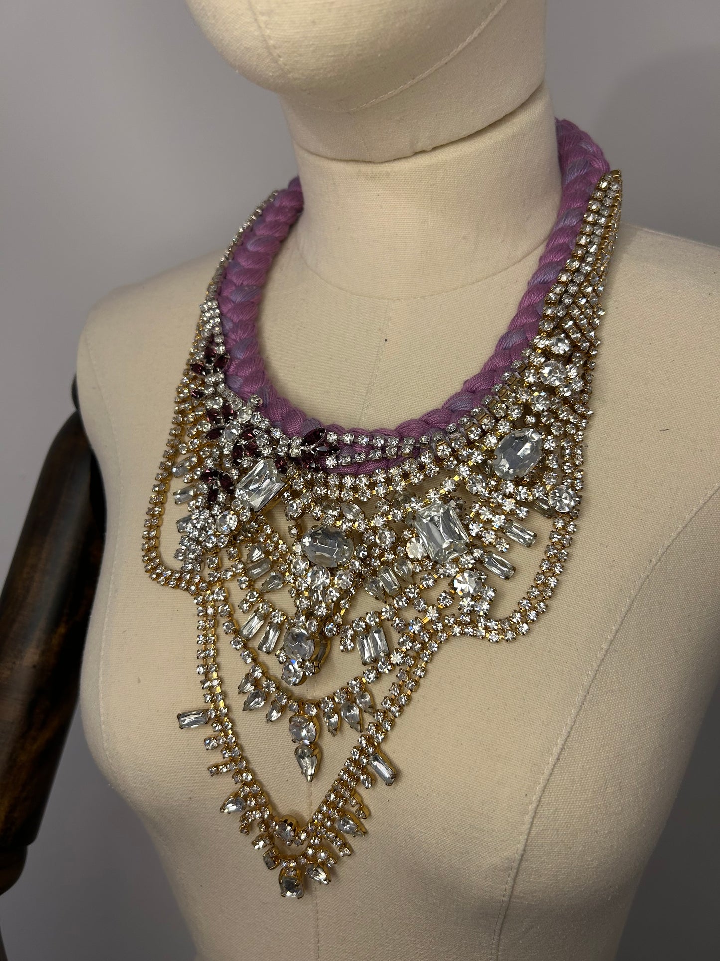 Statement Rhinestone Necklace