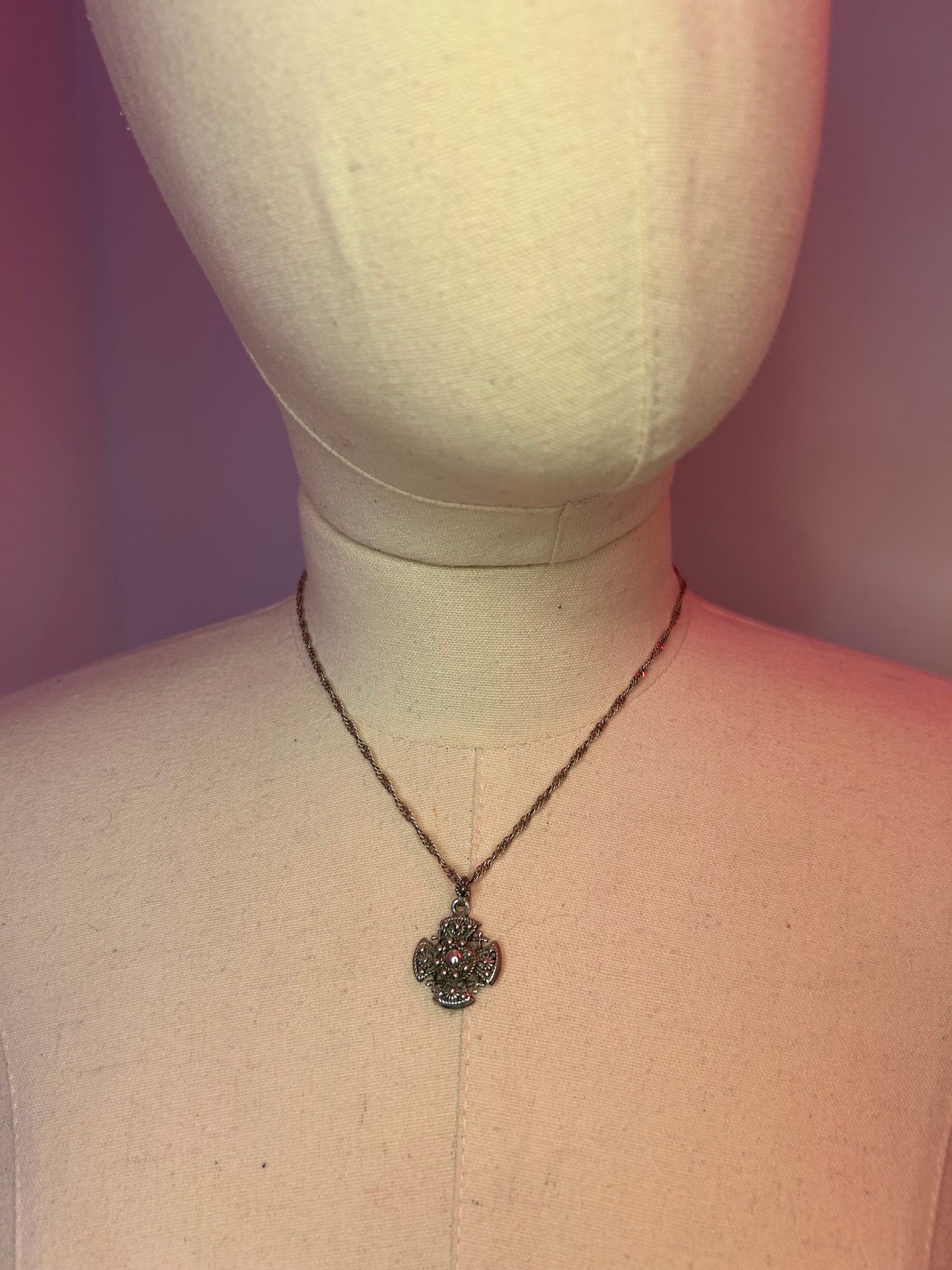 Sterling Silver Cross Necklace