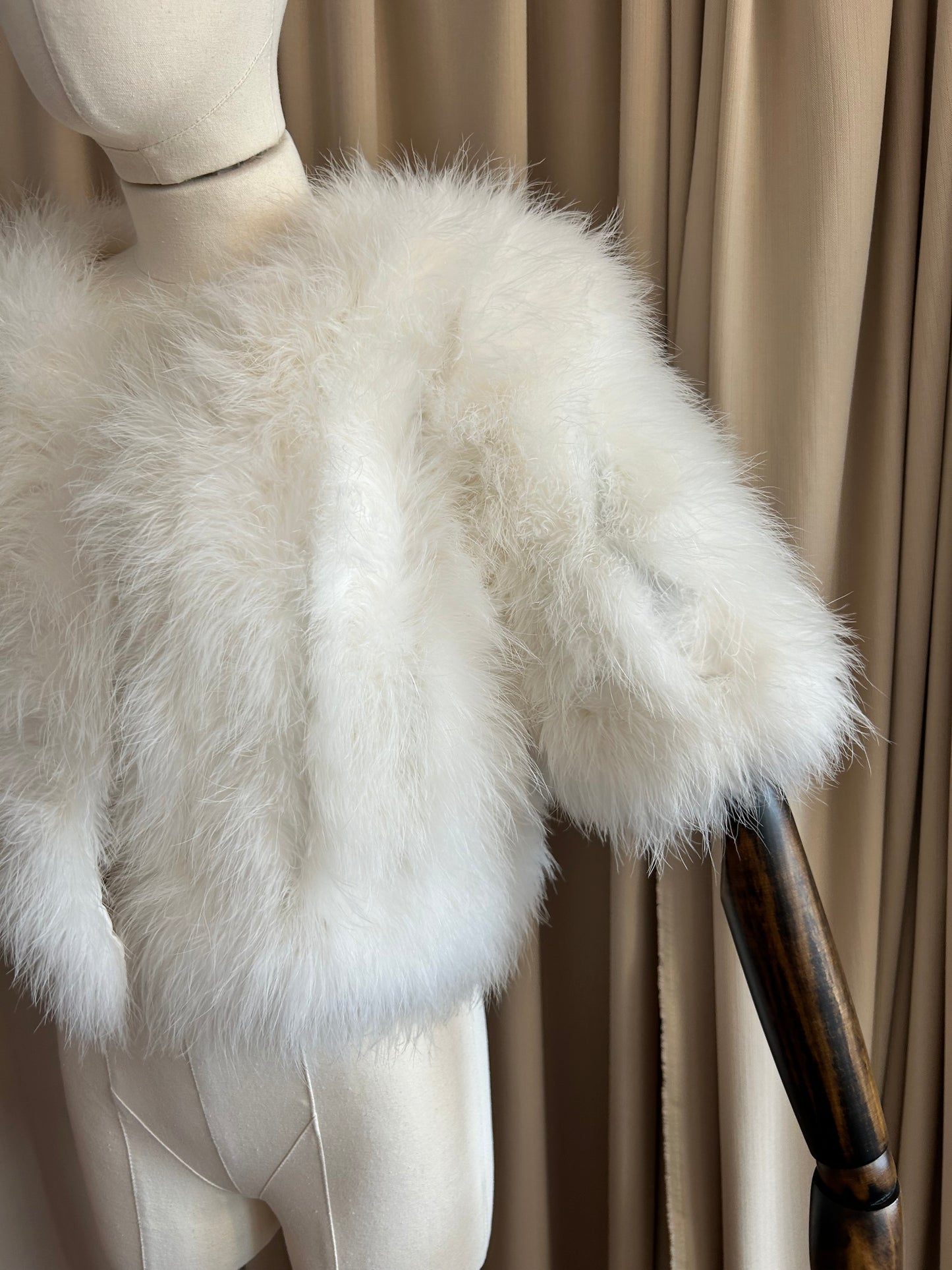 Ann Green Ostrich Feather Jacket
