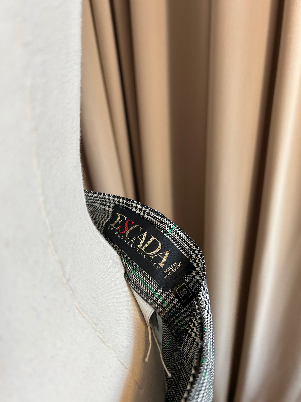 Escada Check Trousers