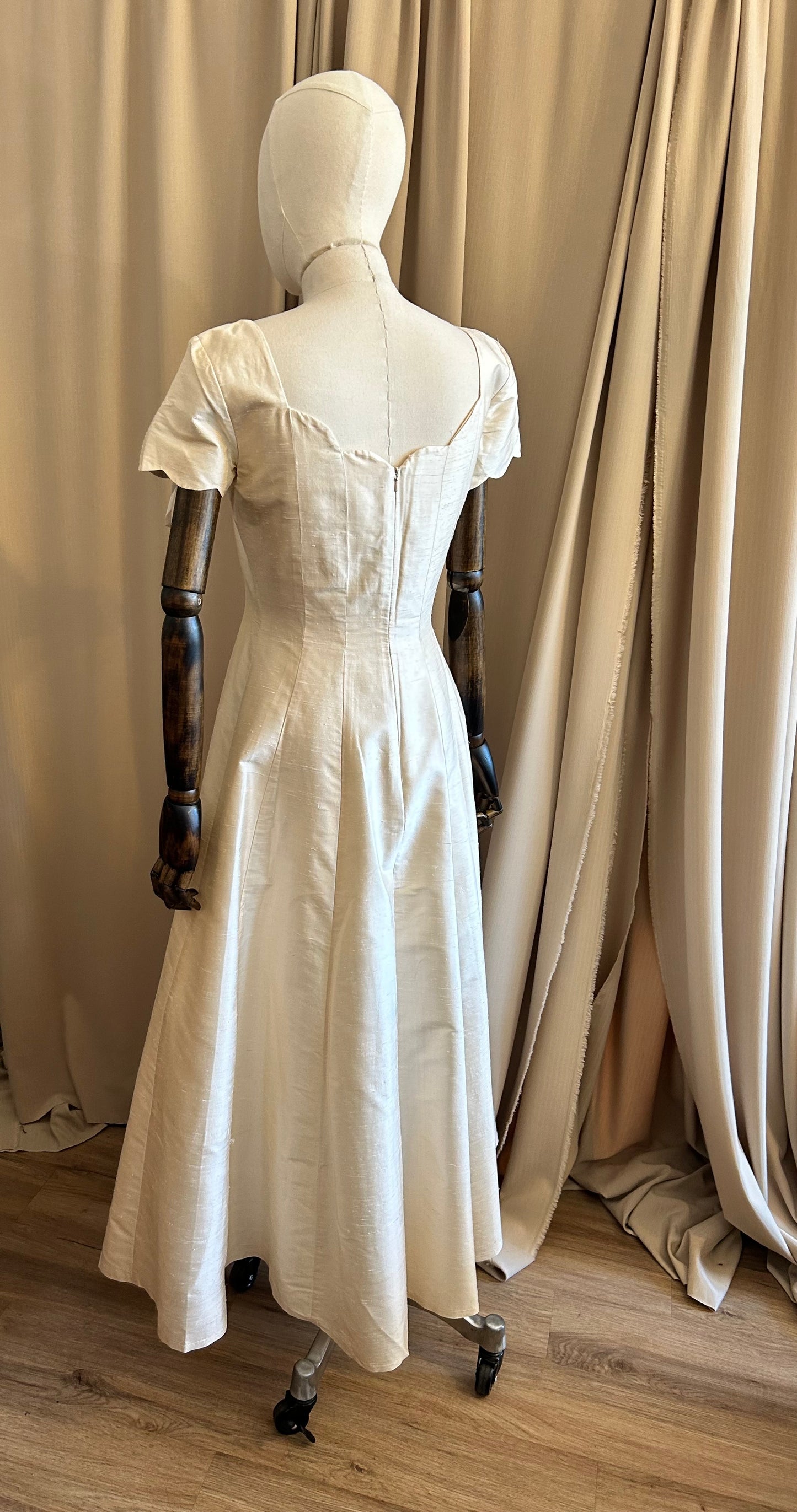 Silk Bridal Gown