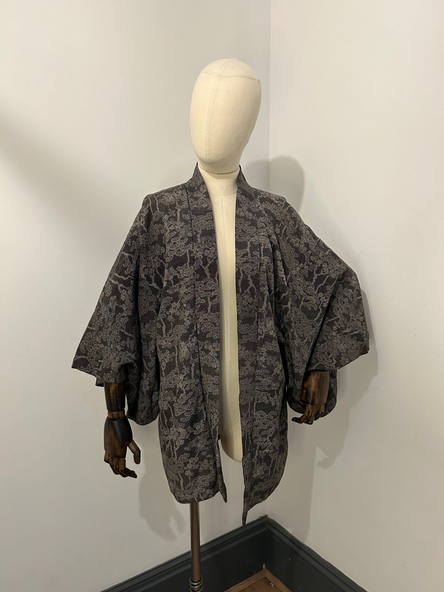 Grey Printed Haori