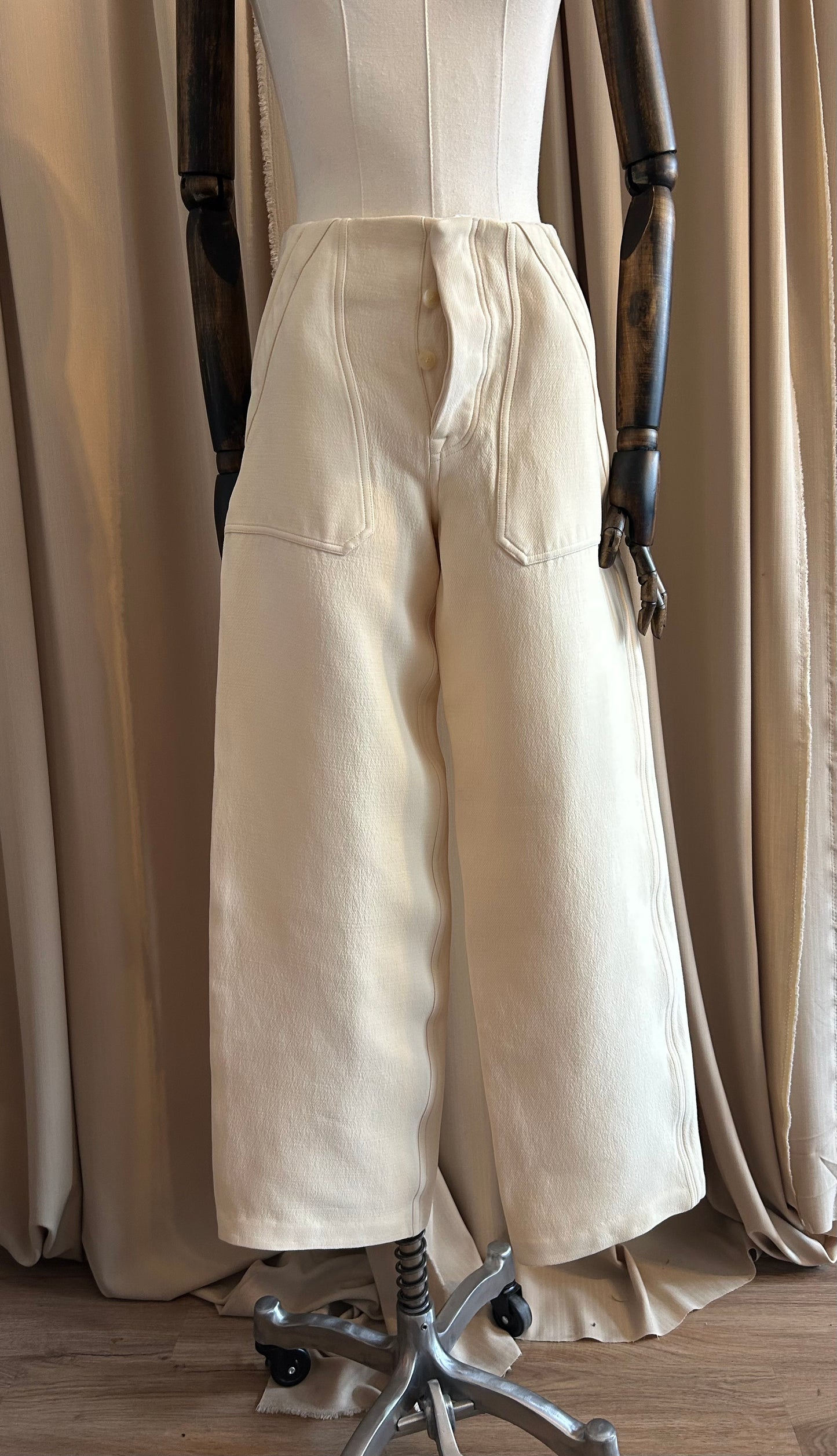 Celine Chalk Trousers