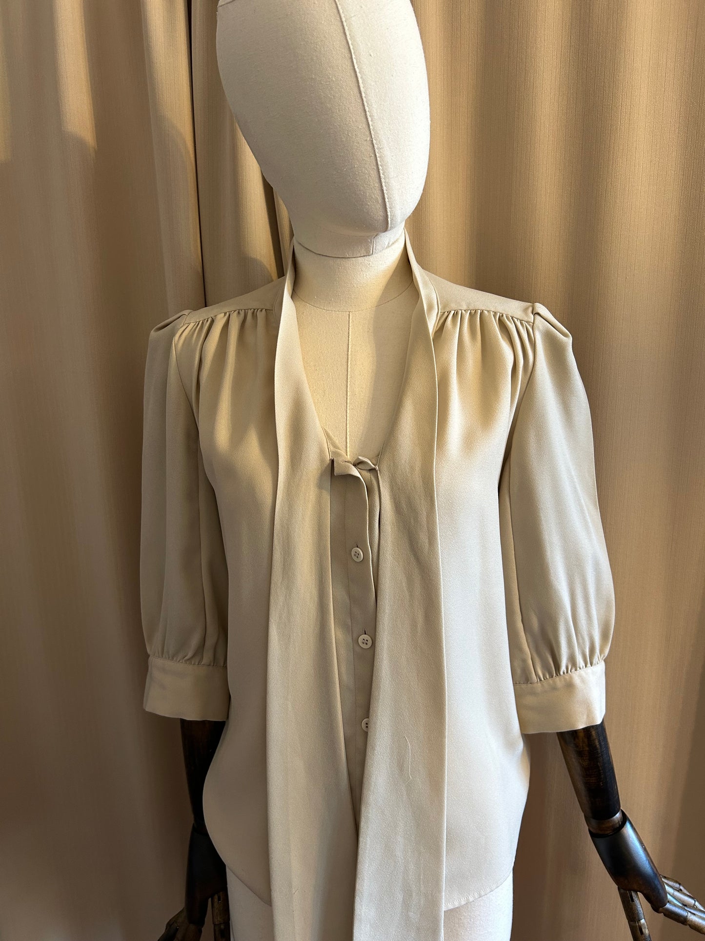 Beige Mulberry Blouse