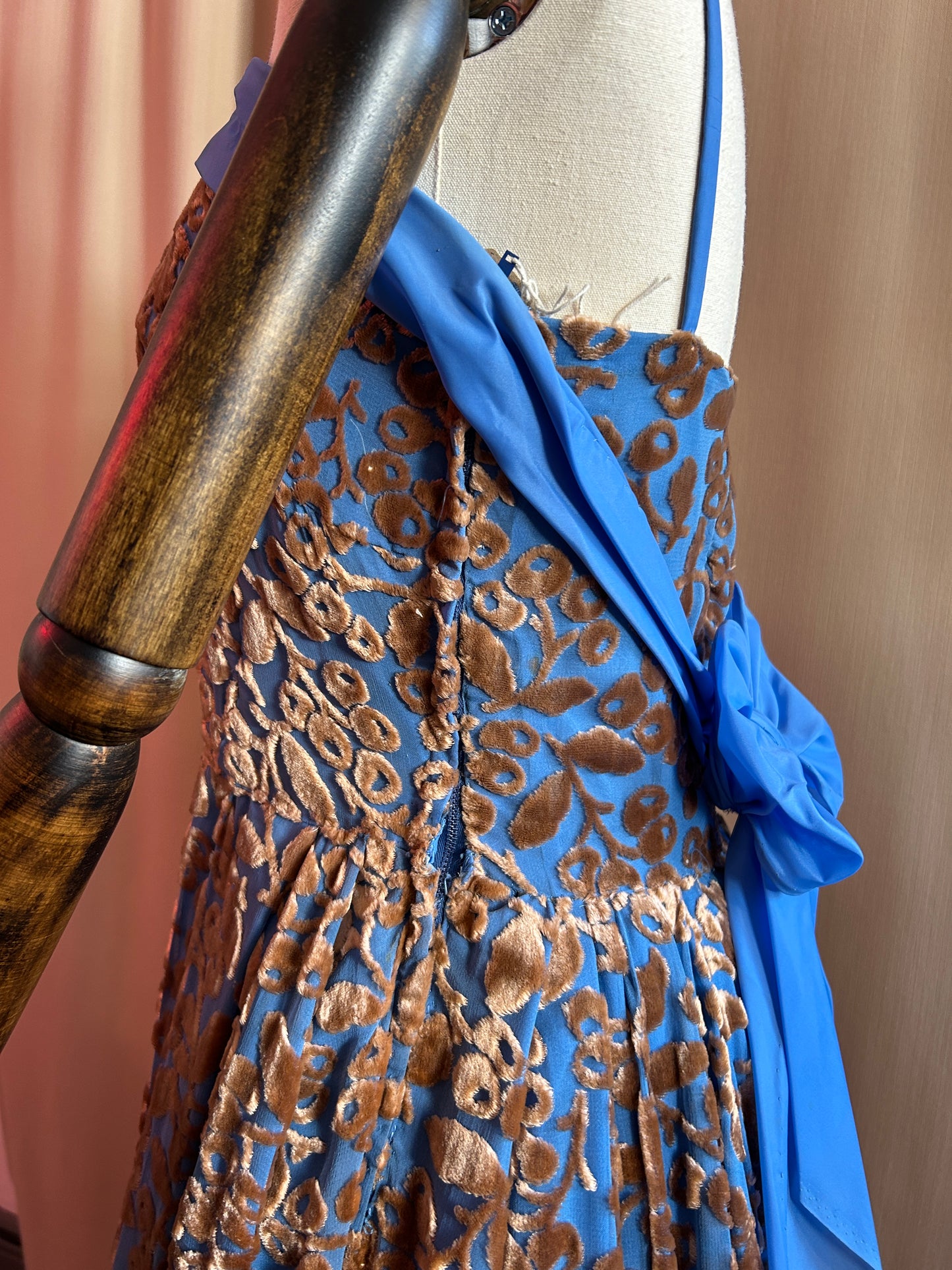 Devoré Velvet Gown